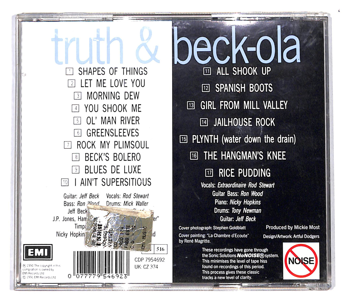 EBOND Jeff Beck - Truth & Beck-Ola CD CB049229