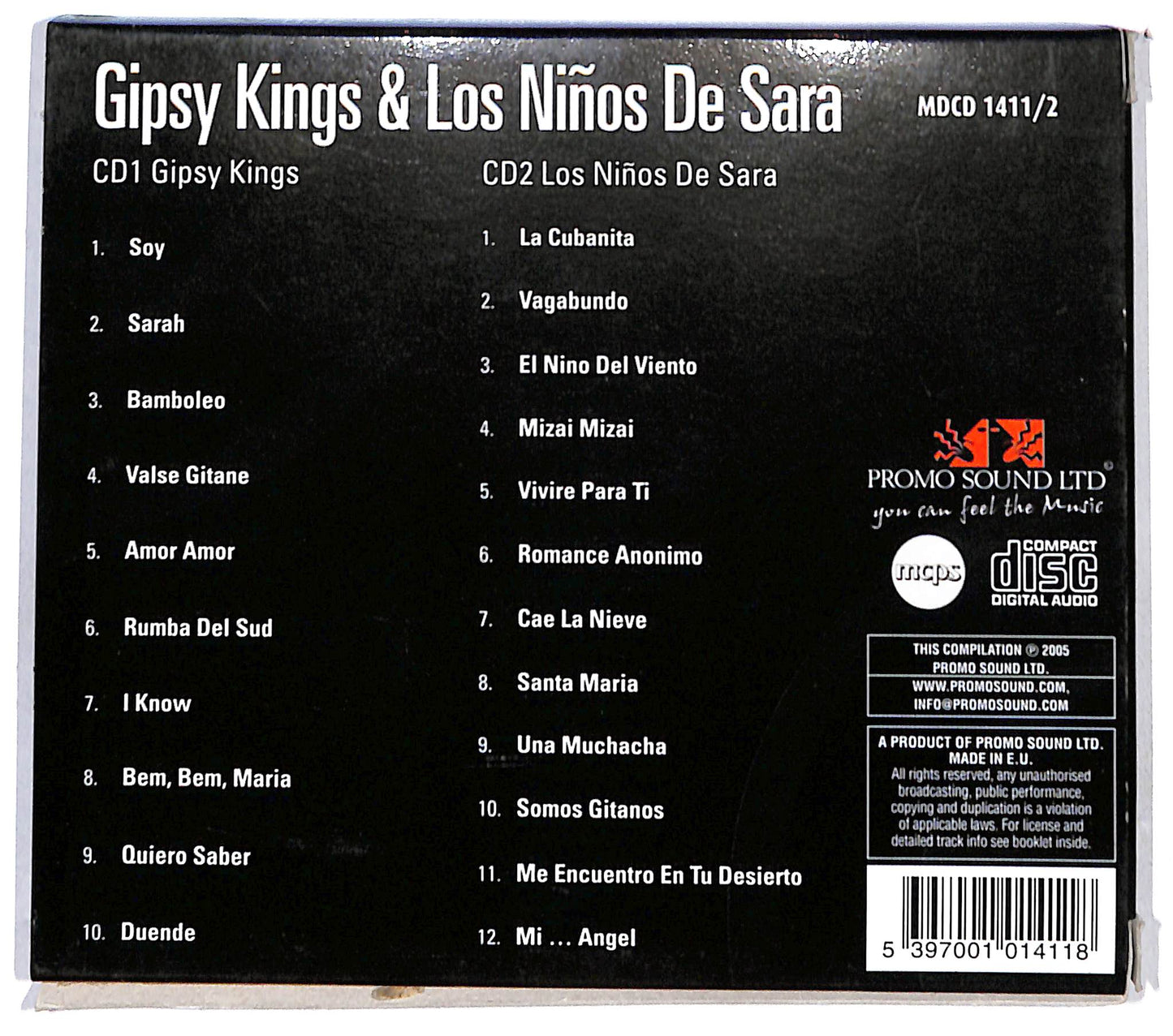 EBOND Gipsy Kings Los Ninos De Sara - Original Songs CD CB049240