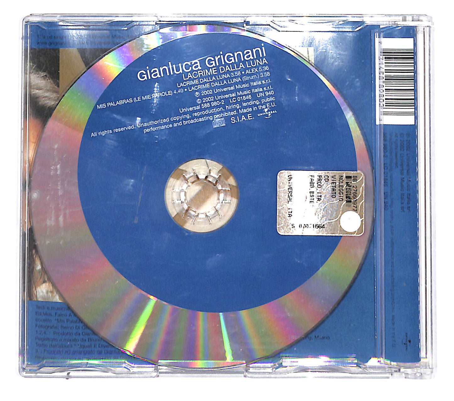 EBOND Gianluca Grignani - Lacrime Dalla Luna CD CB050631