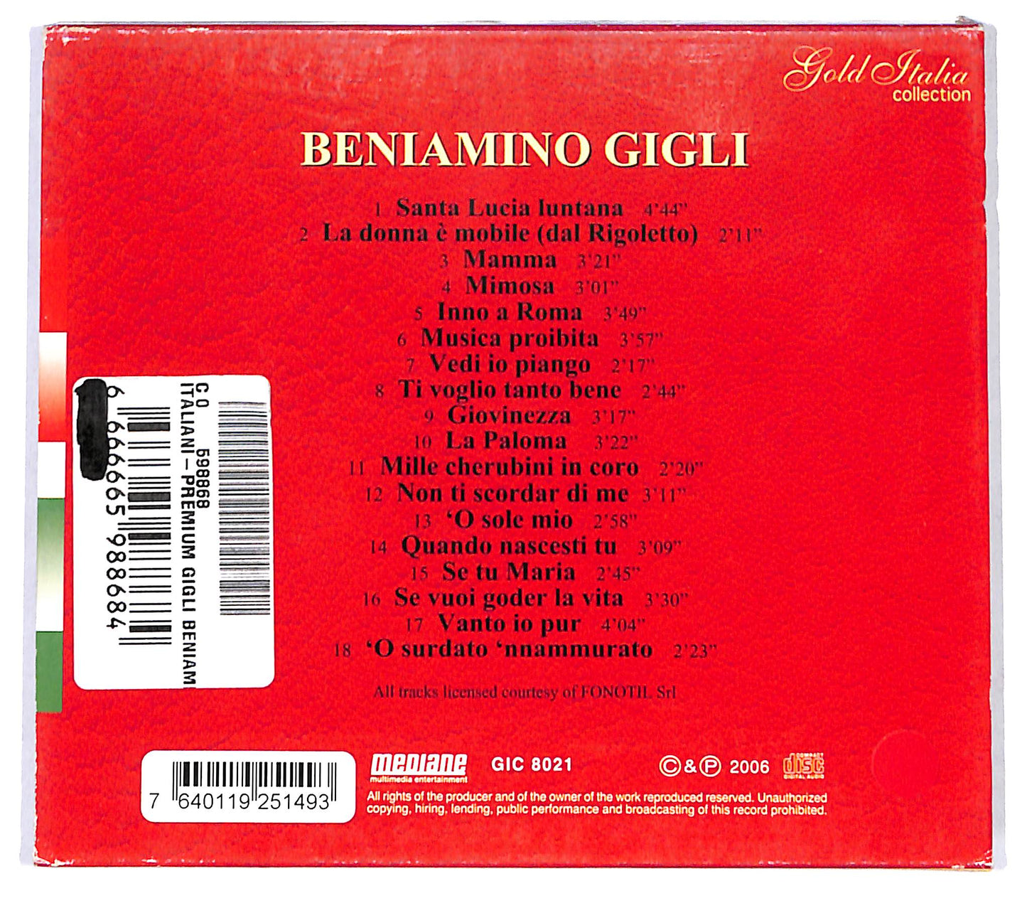 EBOND Beniamino Gigli - Beniamino Gigli CD CB050649
