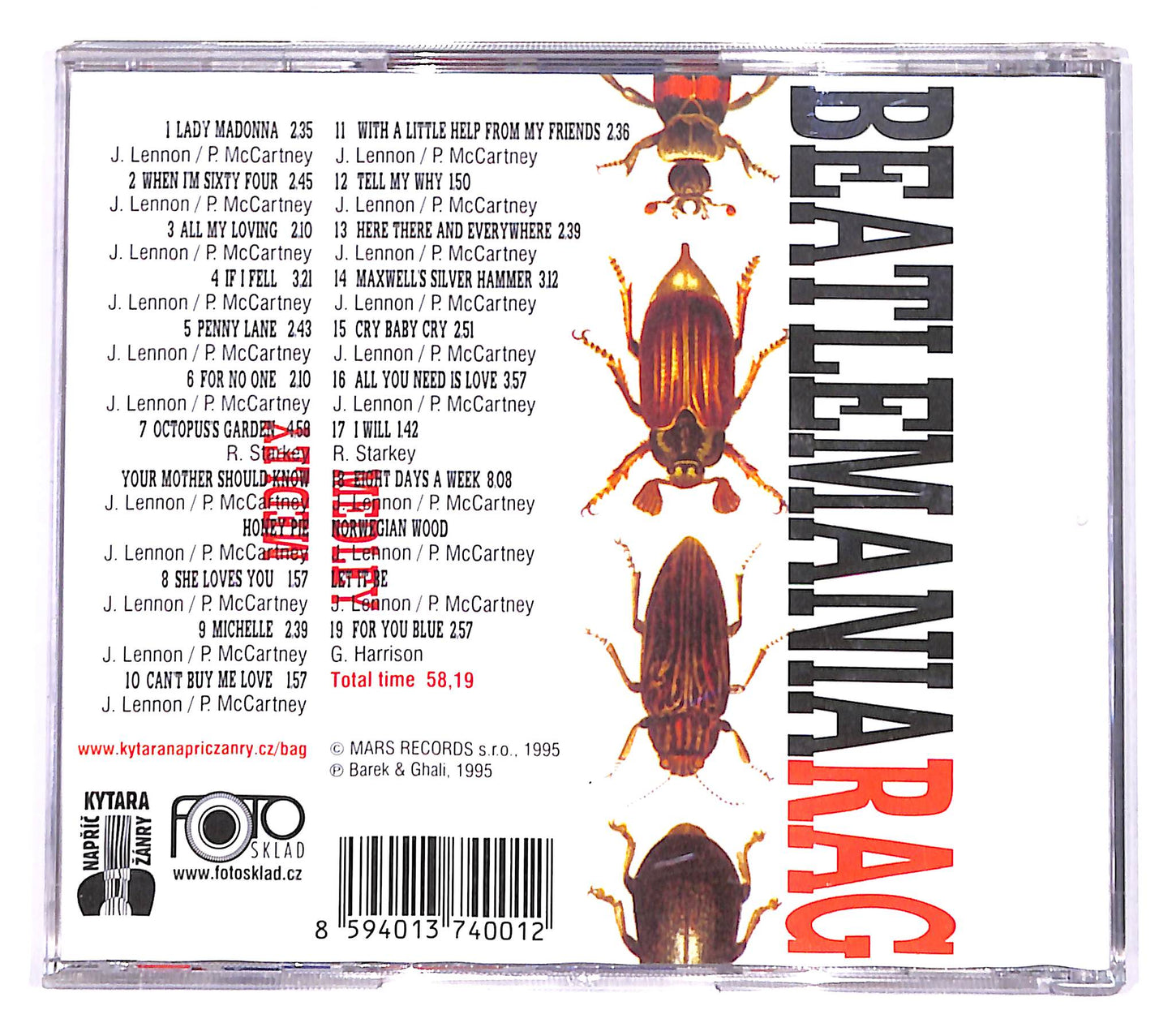 EBOND Barek & Ghali - Beatlemania Rag CD CB050839