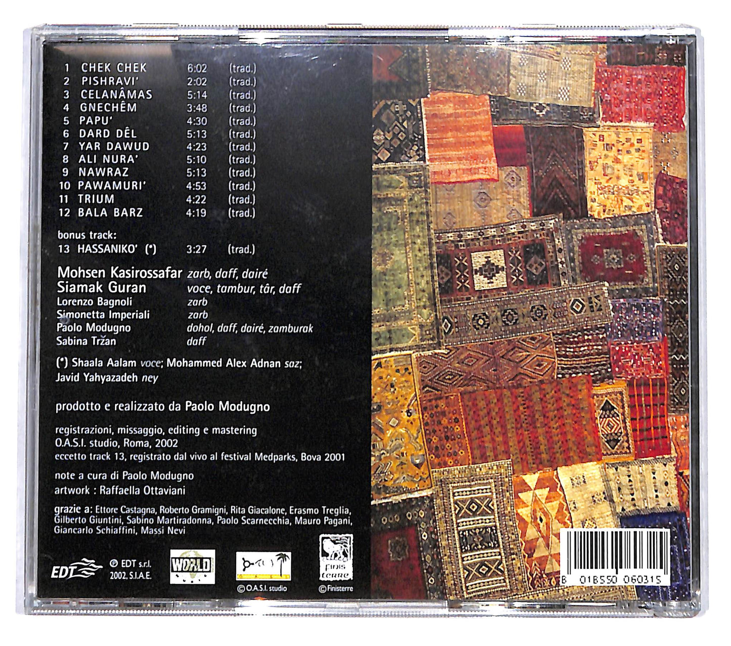 EBOND Sarawan Tamburi D'Iran - Canti Del Kurdistan CD CB051402