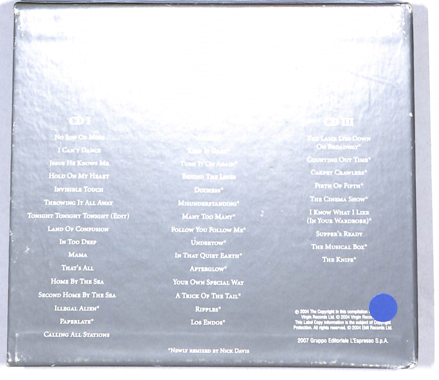 EBOND Genesis - Platinum Collection EDITORIALE CD CB051434