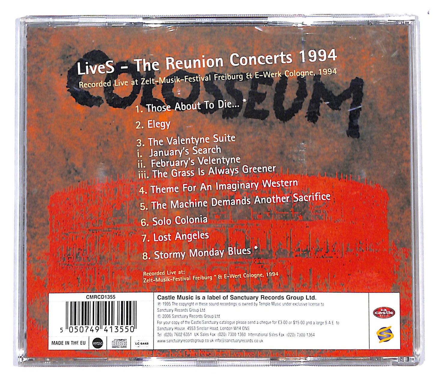 EBOND Colosseum - The Reunion Concerts 1994 CD CB051438