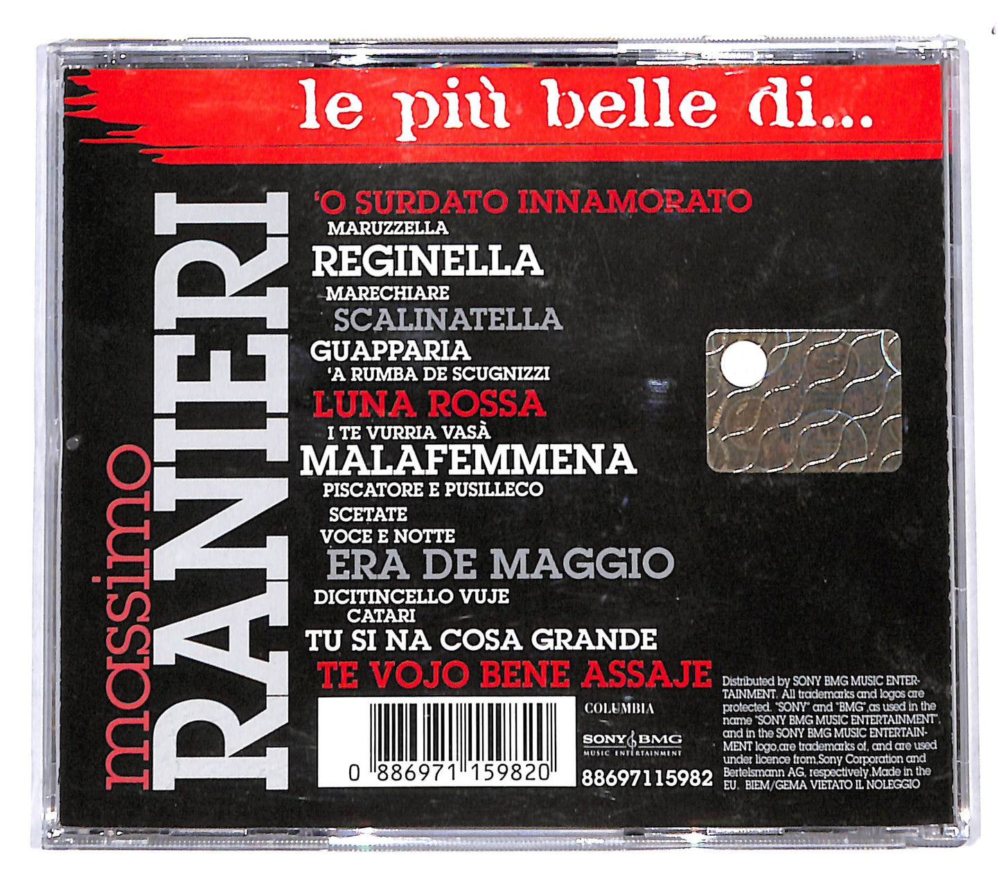 EBOND Massimo Ranieri - le piu belle canzoni di Ranieri CD CB051444