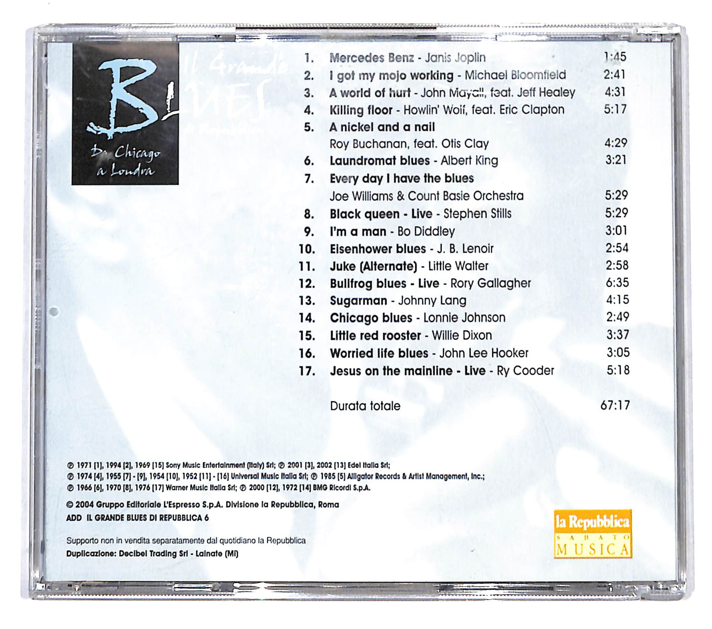 EBOND Various - Da Chicago A Londra EDITORIALE CD CB051601
