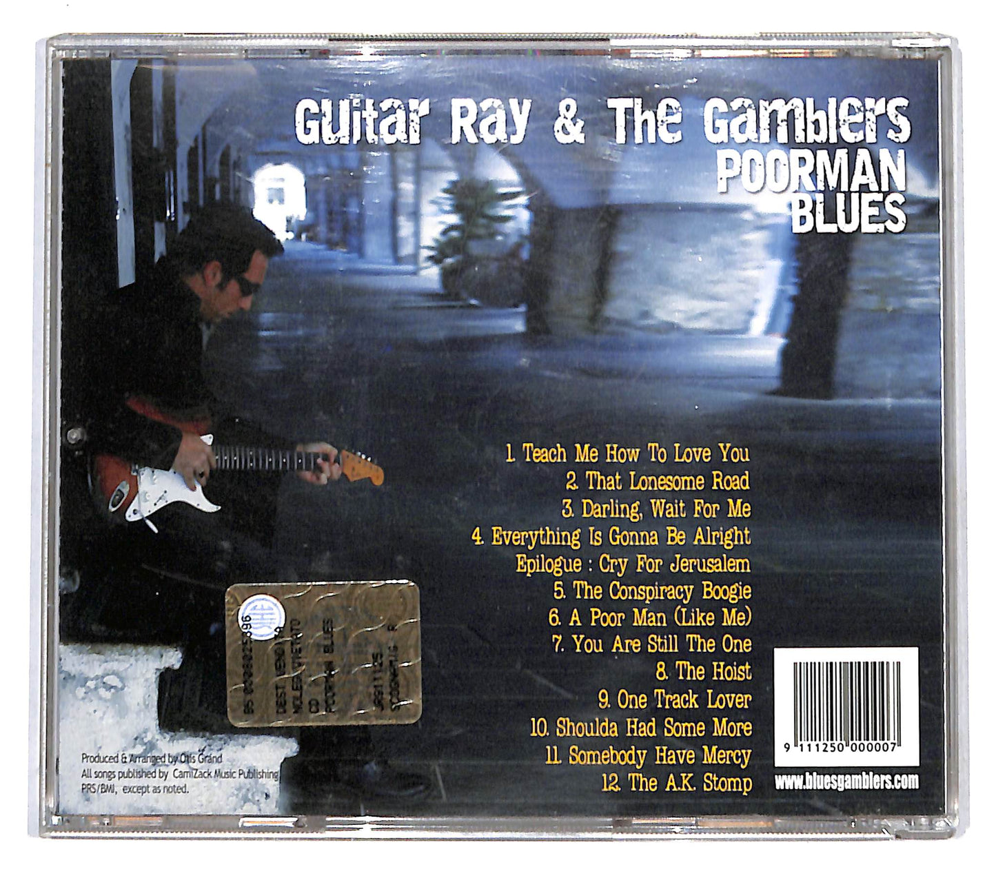 EBOND Guitar Ray & The Gamblers - Poorman Blues CD CB051608