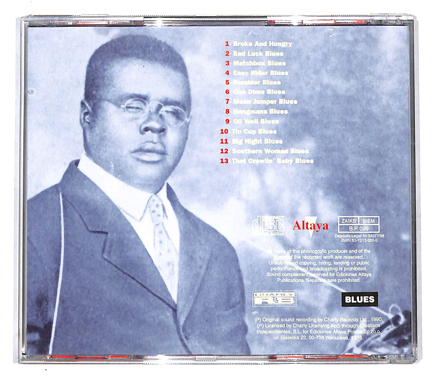 EBOND Blind Lemon Jefferson - The Complete Recordings CD CB051649