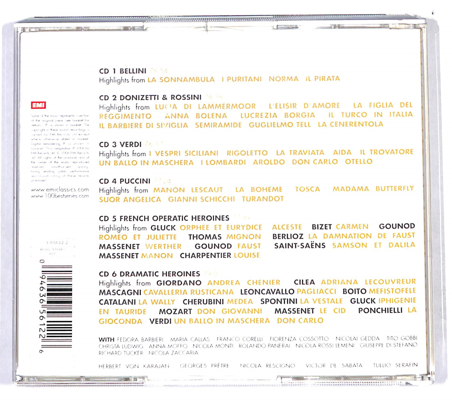 EBOND Maria Callas - One Hundred Best Classics CD CB053326
