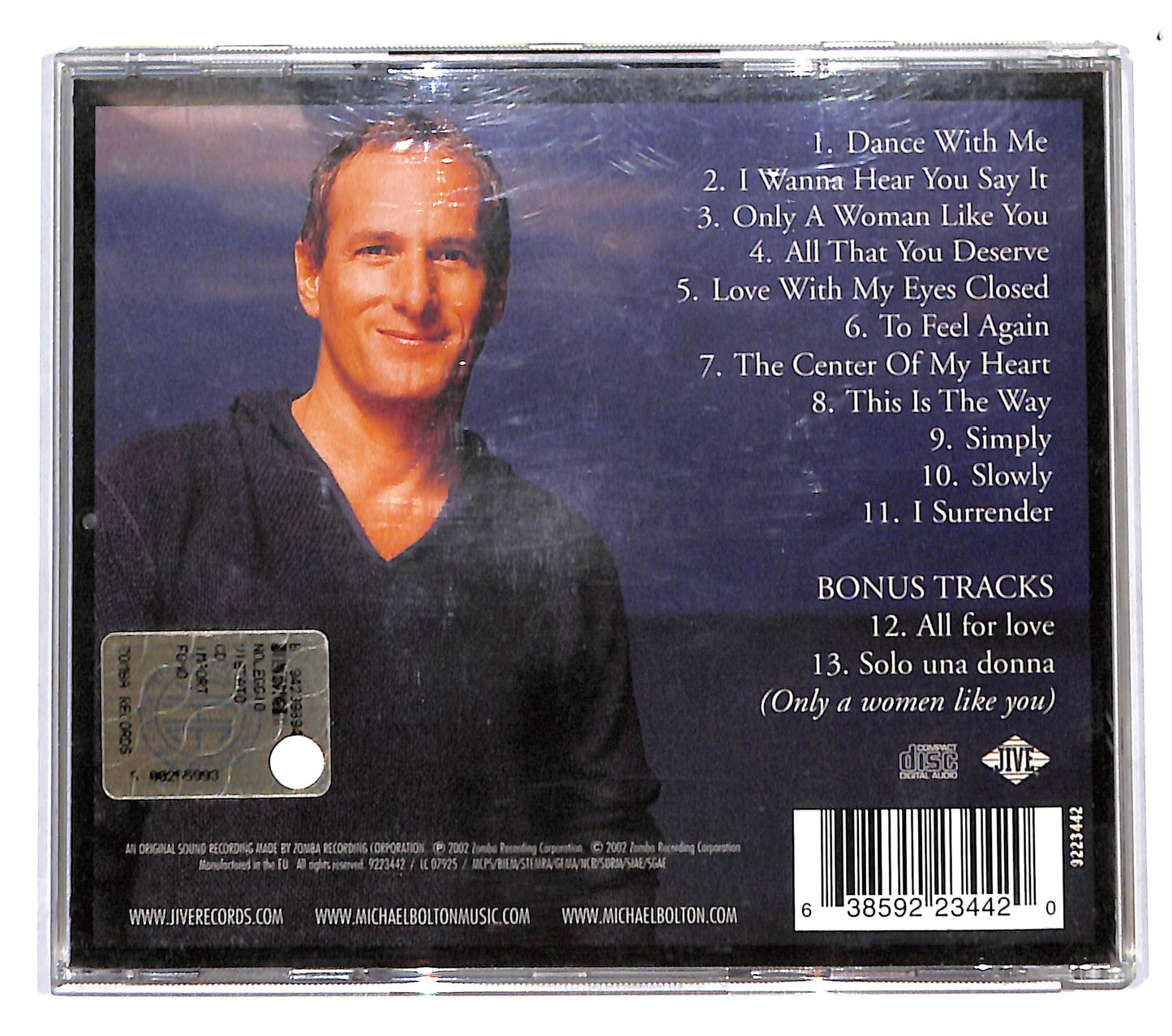 EBOND Michael Bolton - Only A Woman Like You CD CB053343