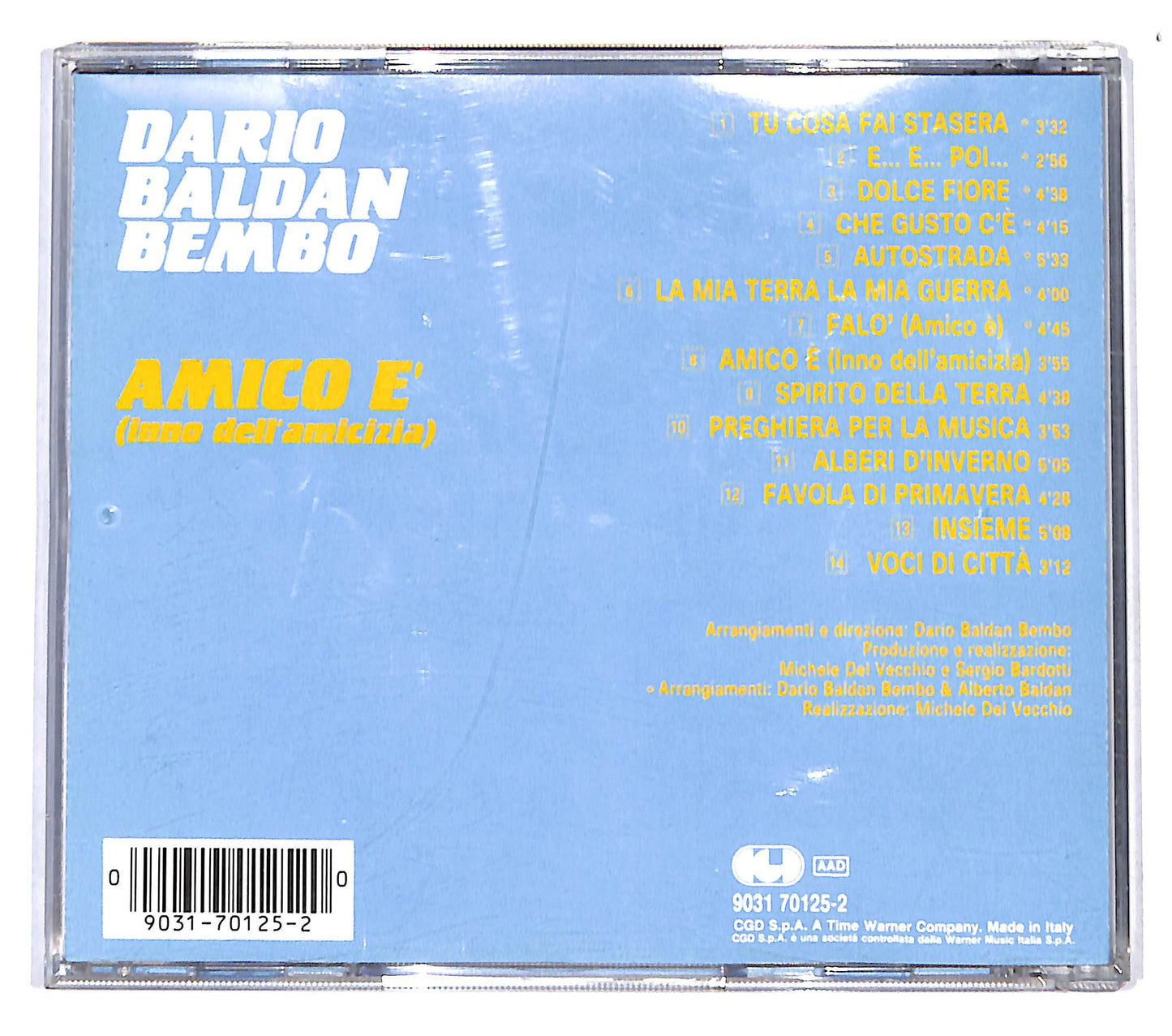 EBOND Dario Baldan Bembo - Amico E (Inno Dell'Amicizia) CD CB053346