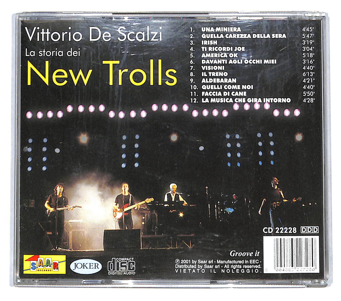 EBOND Vittorio De Scalzi - La Storia Dei New Trolls CD CB053605