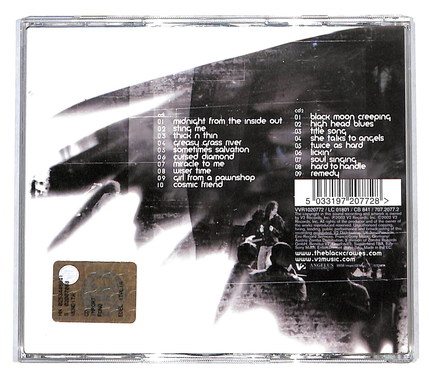 EBOND The Black Crowes - Live CD CB053626