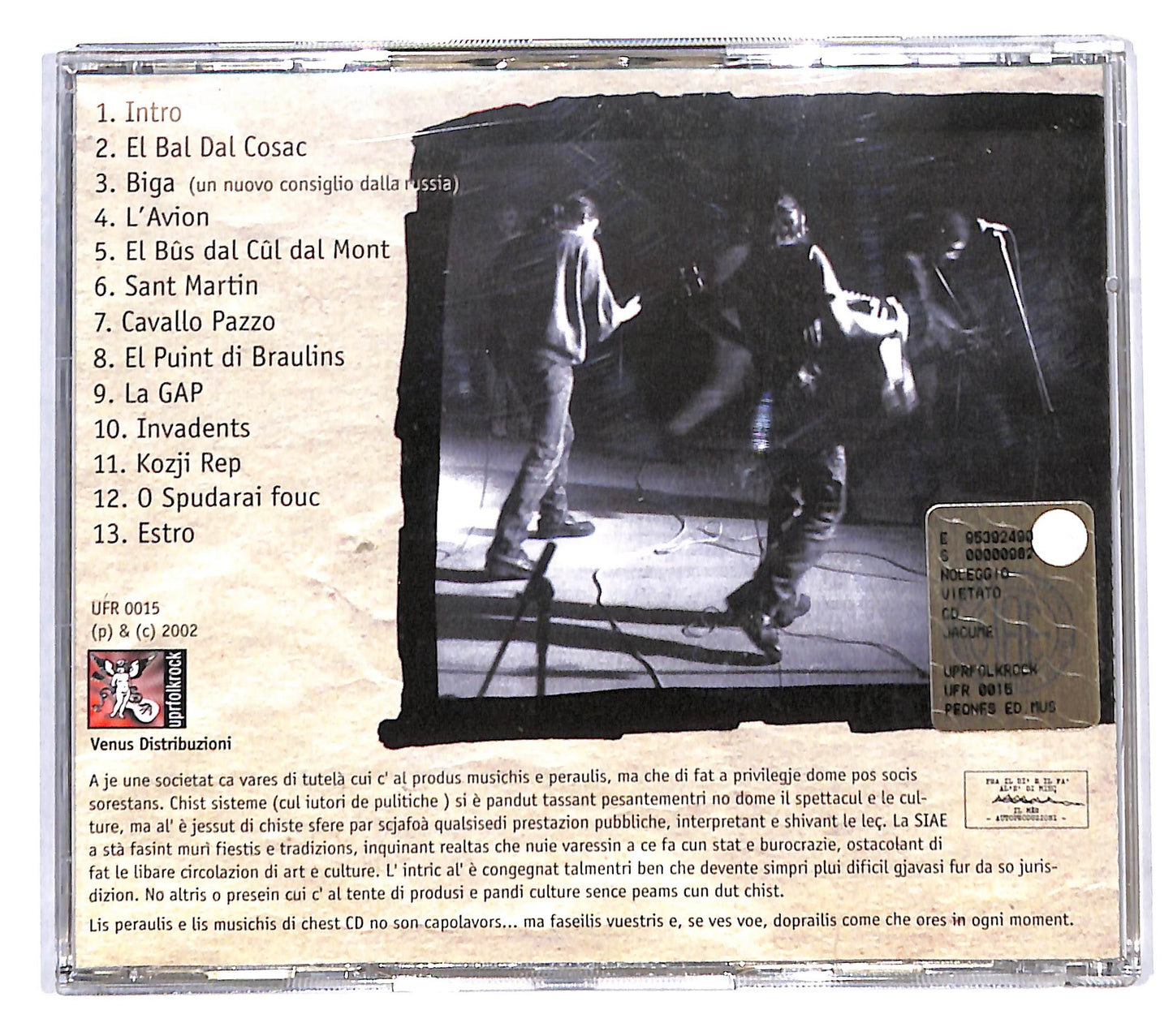 EBOND Arbe Garbe - Jacume! CD CB053663