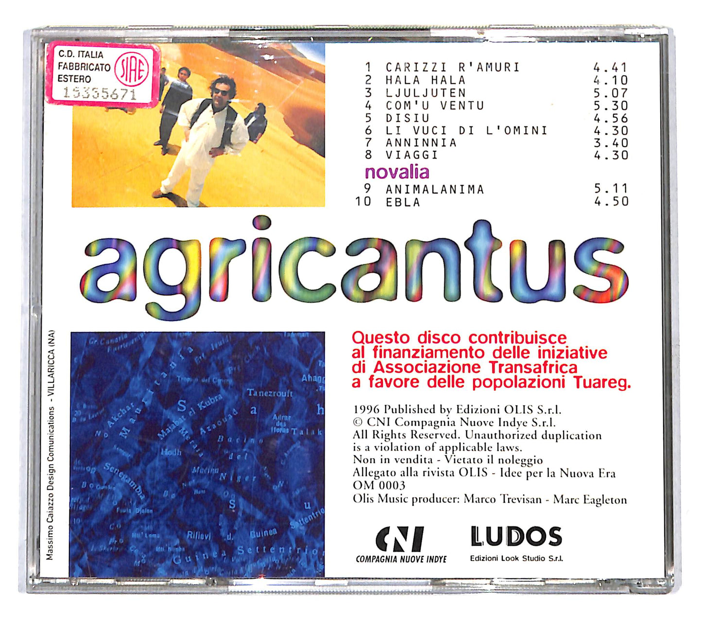 EBOND Agricantus Novalia - Olis Music Sampler 3 CD CB053804