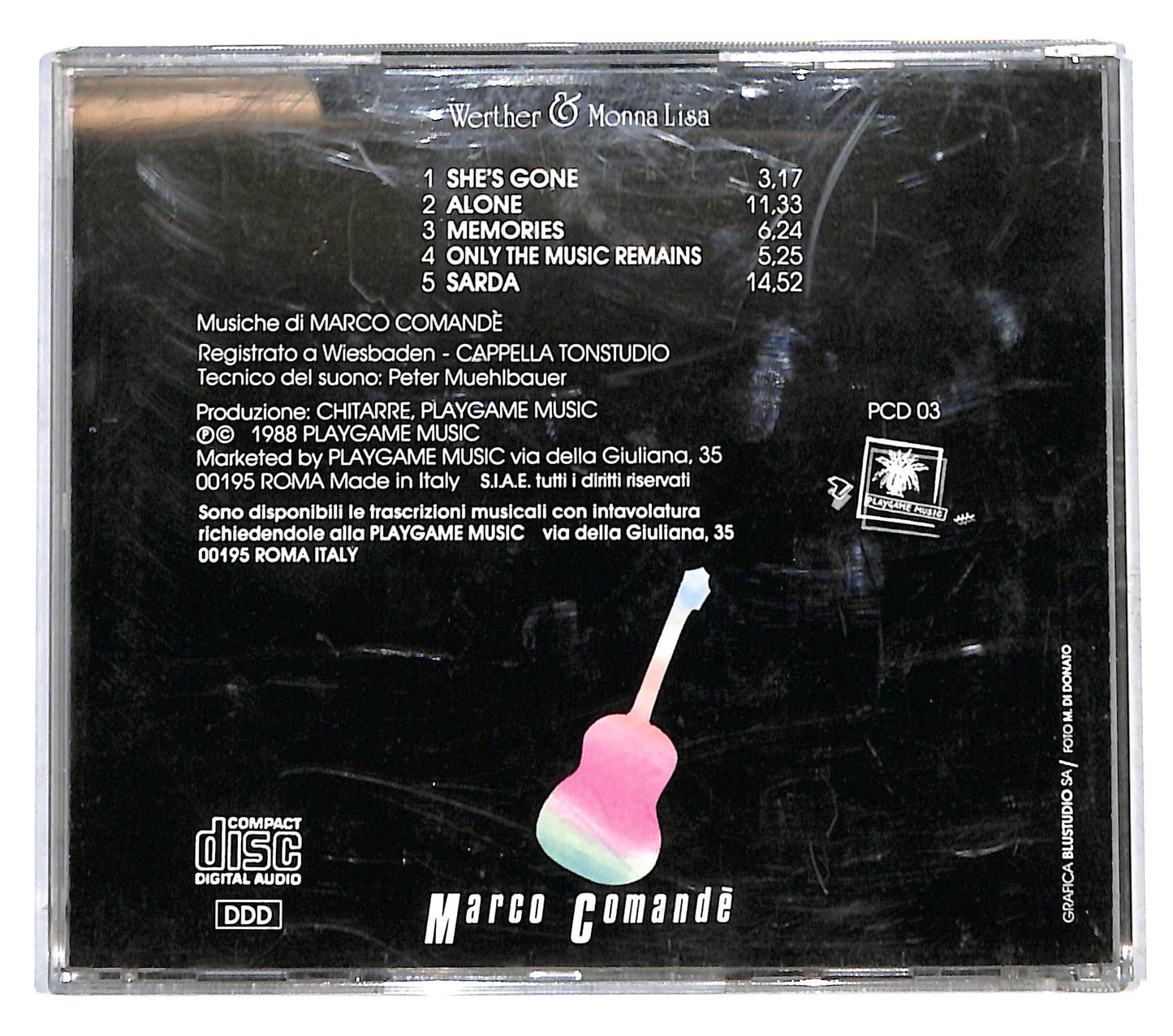 EBOND Marco Comande - Werther & Monna Lisa CD CB053826