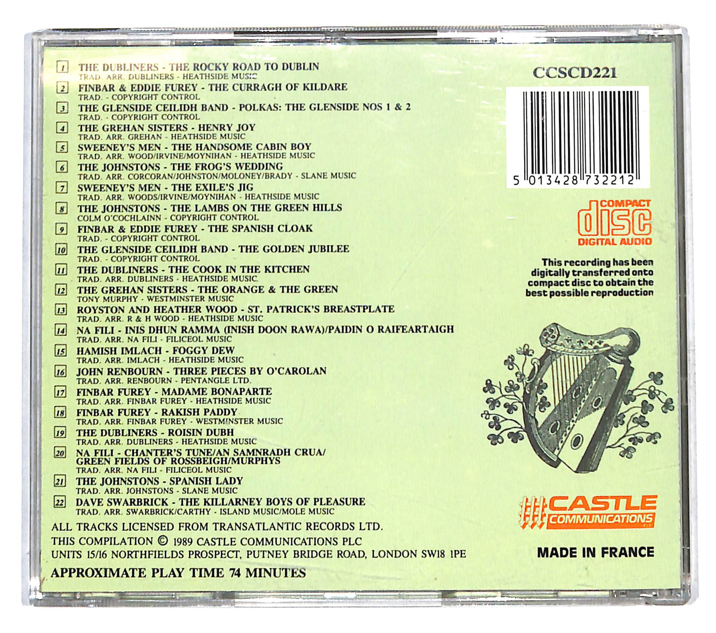 EBOND Various - The Best Of Irish Folk CD CB053833