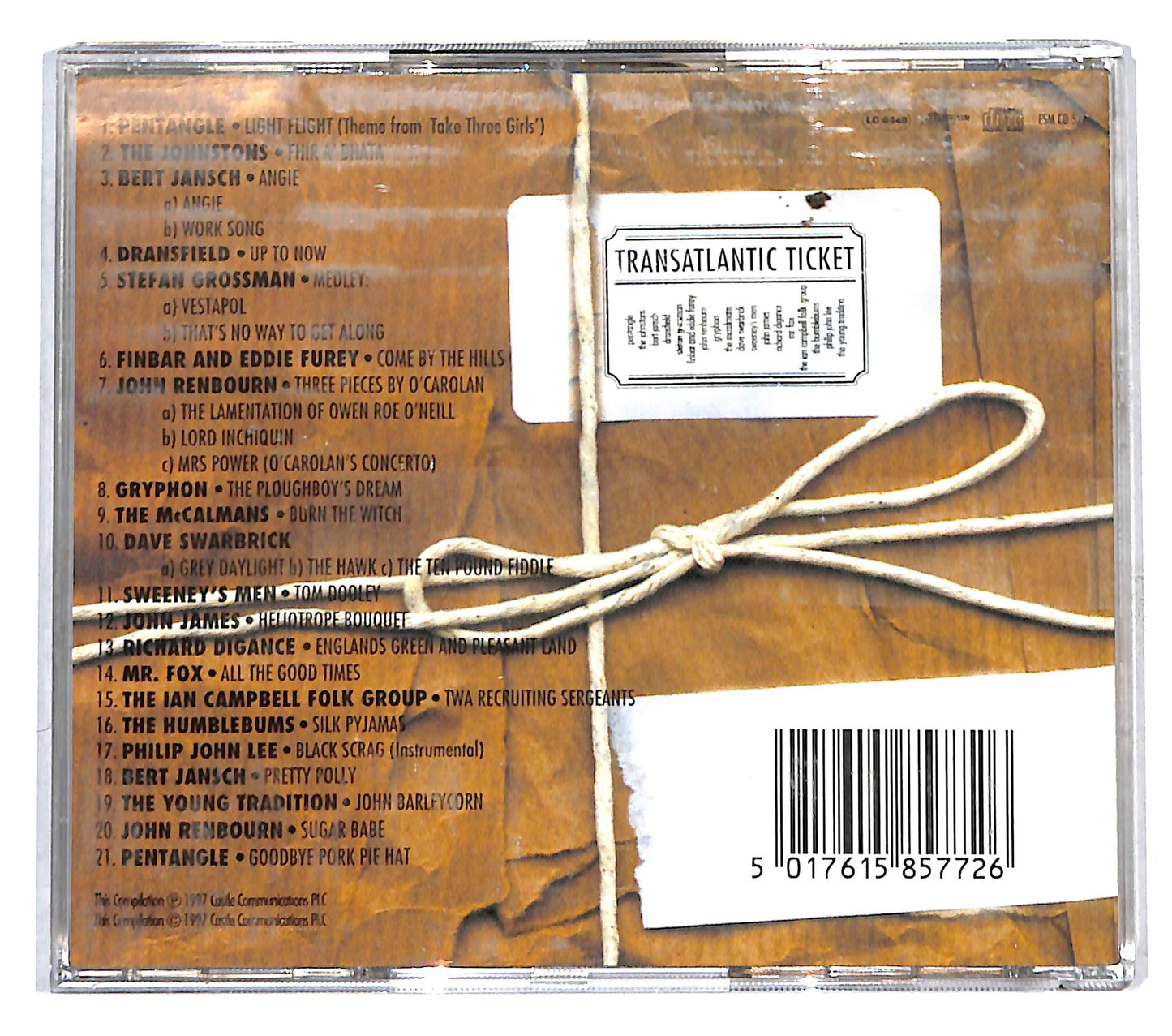 EBOND Various - Transatlantic Ticket CD CB053843