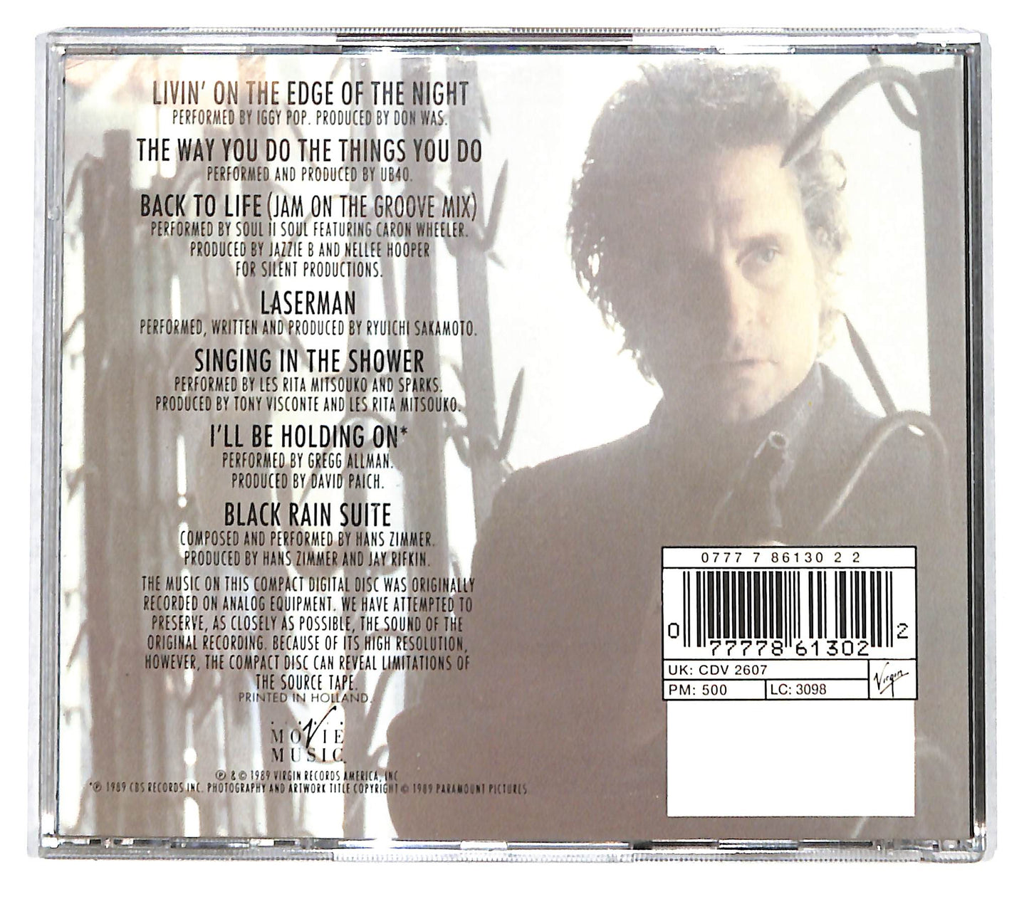 EBOND Various - Black Rain (Original Motion Picture Soundtrack) CD CB053859