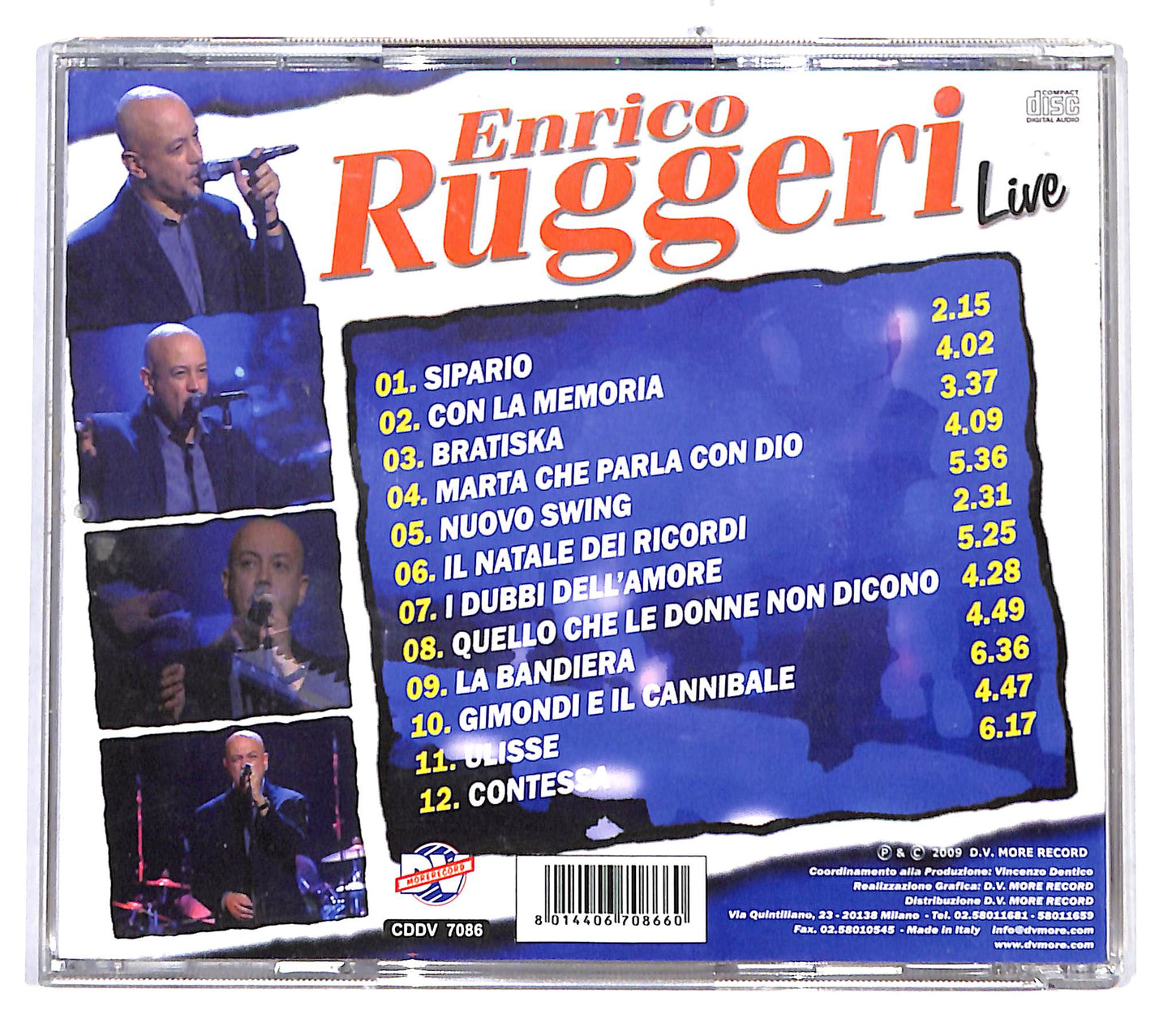 EBOND Enrico Ruggeri - Enrico Ruggeri Live CD CB054006