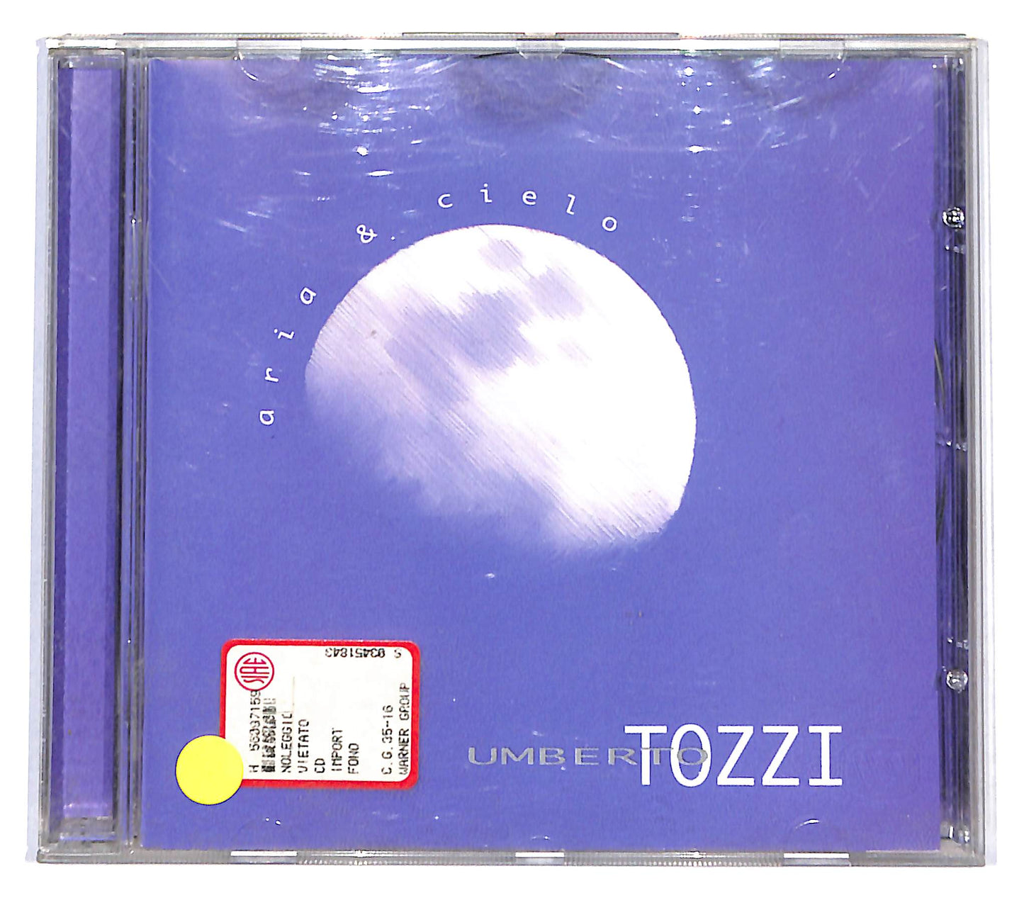 EBOND Umberto Tozzi - Aria & Cielo CD CB054012