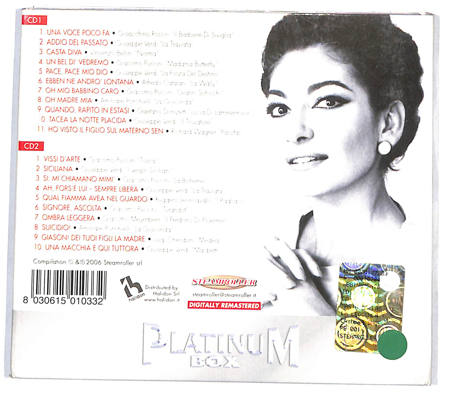 EBOND Maria Callas - La Leggenda I Capolavori (2 dischi) EDITORIALE CD CB054049