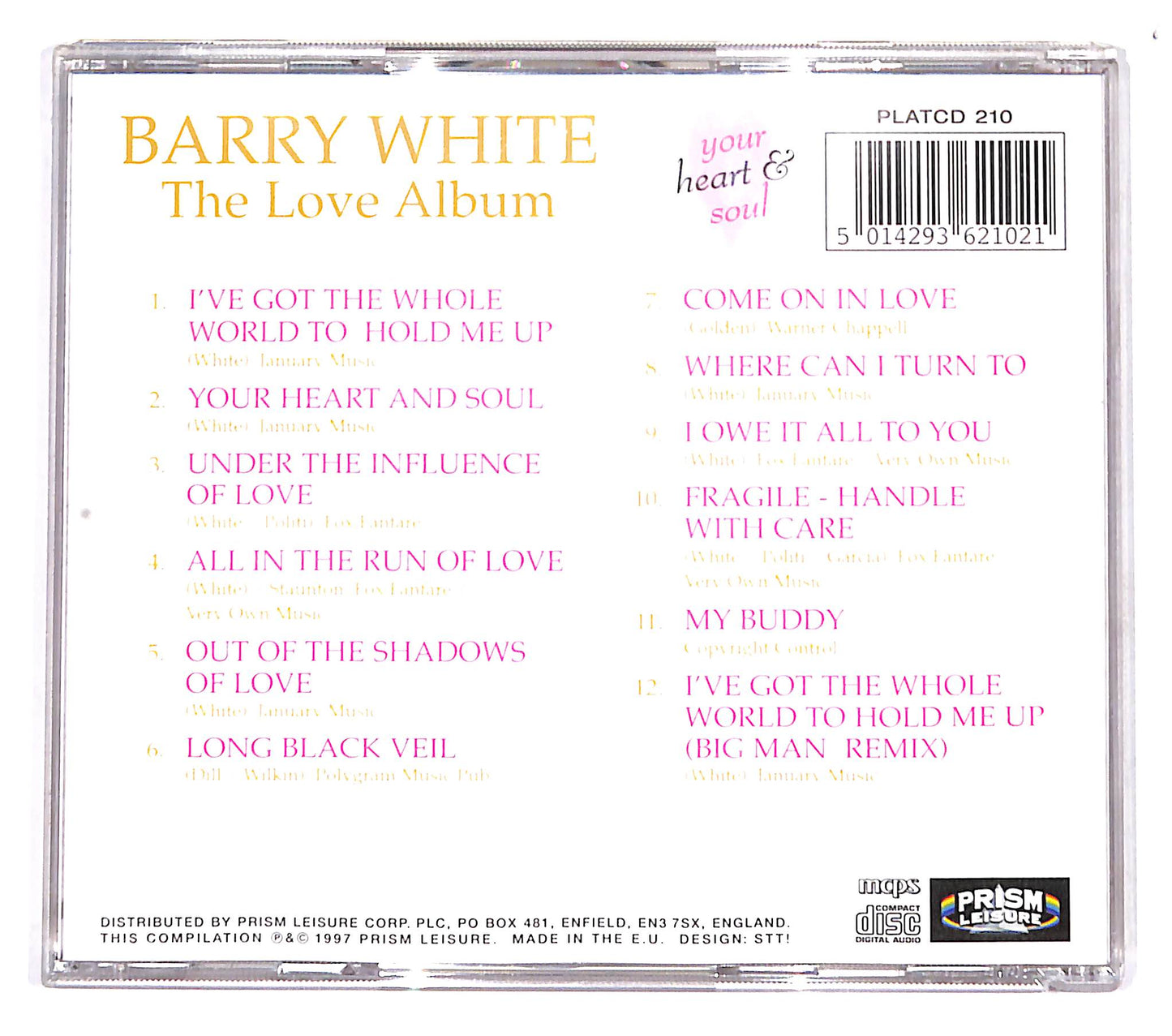 EBOND Barry White - The Love Album CD CB054606