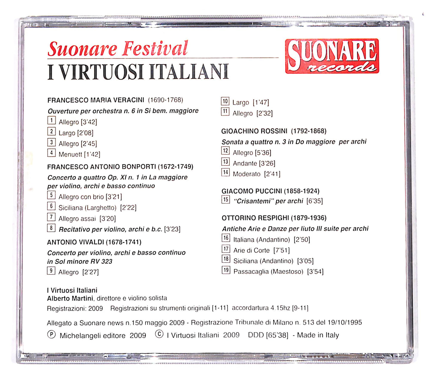 EBOND I Virtuosi Italiani - I Virtuosi Italiani CD CB054618