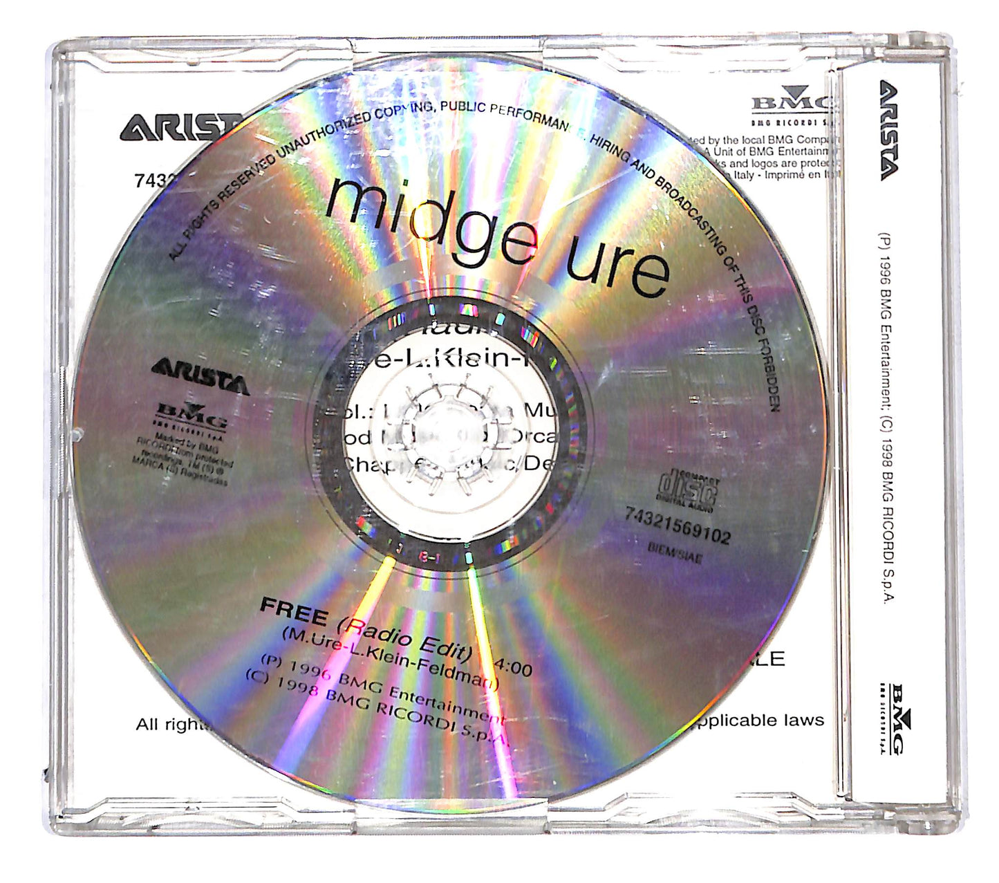 EBOND Midge Ure - Free CD CB055365