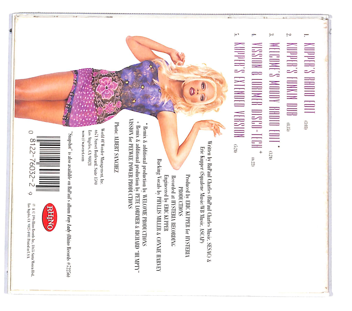 EBOND RuPaul - Snapshot CD CB055367