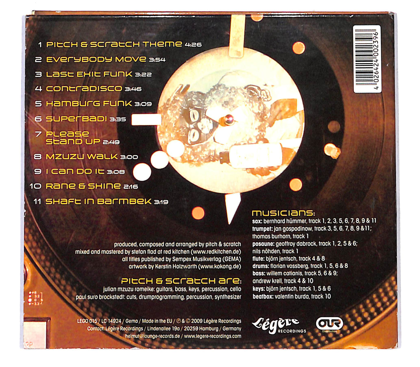 EBOND Pitch & Scratch - Hamburg Hustle DIGIPACK CD CB057907