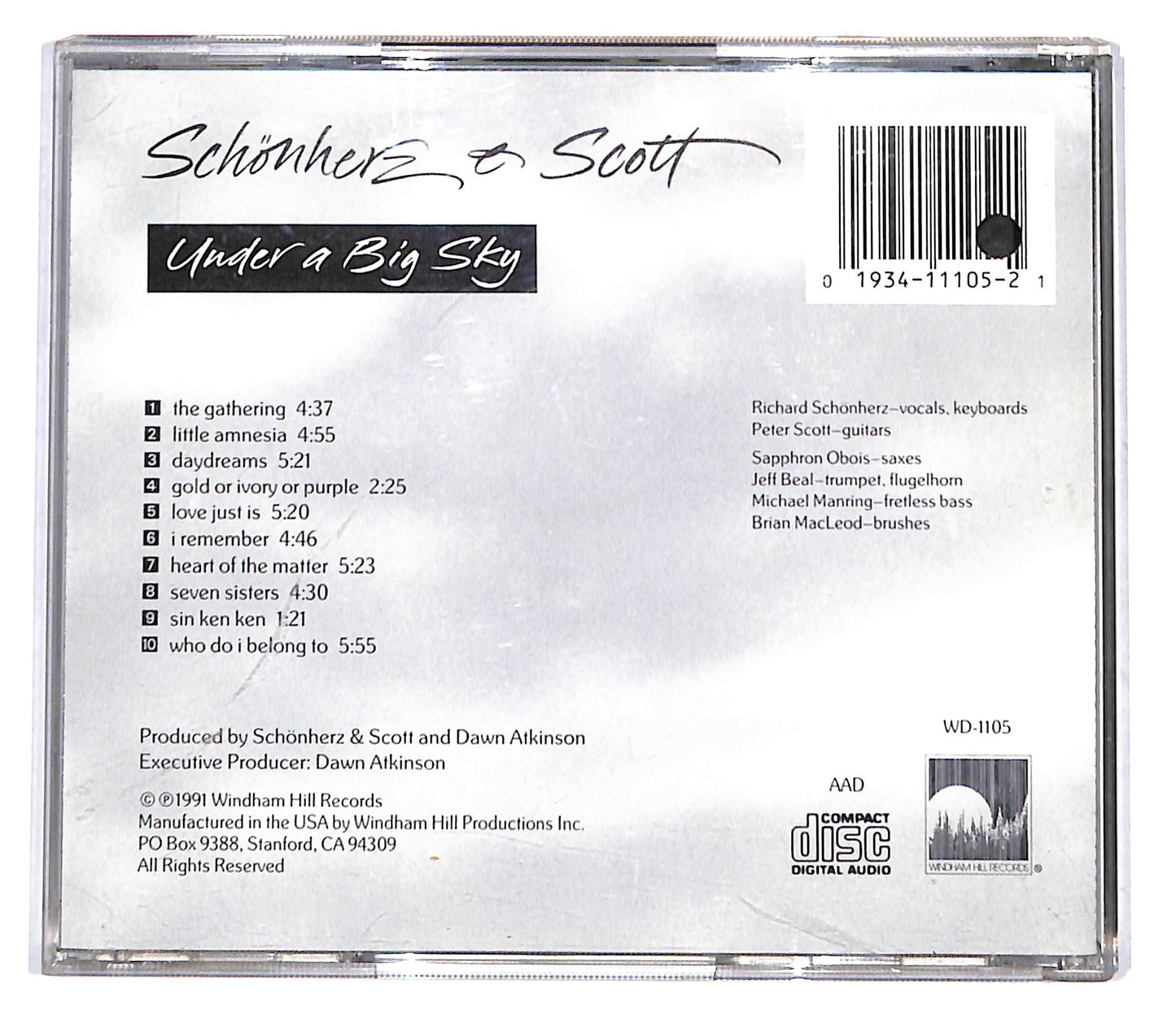 EBOND Schonherz & Scott - Under A Big Sky CD CB057914