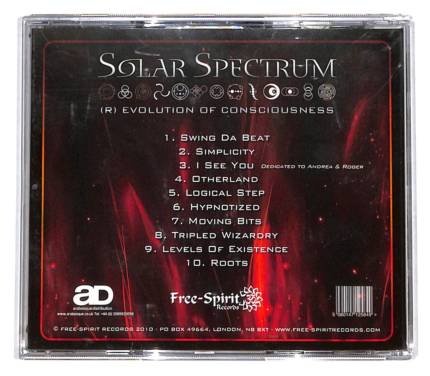 EBOND Solar Spectrum - (R) Evolution Of Consciousness CD CB057942