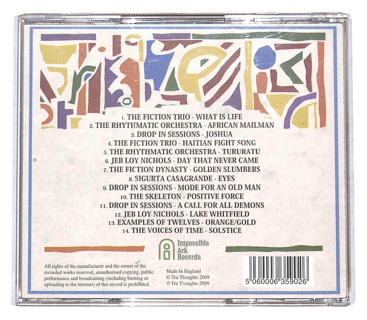 EBOND Various - Impossible Ark A Compilation CD CB057951