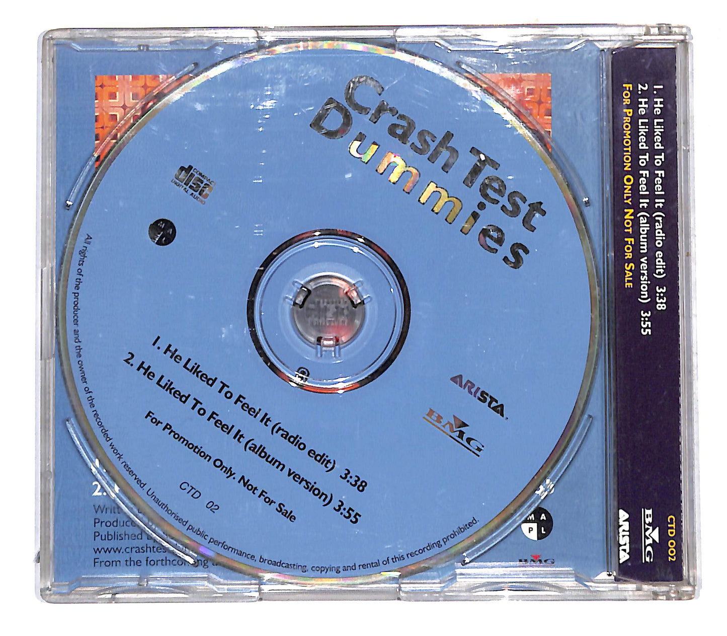 EBOND Crash Test Dummies - He Liked To Feel It CD CB057957
