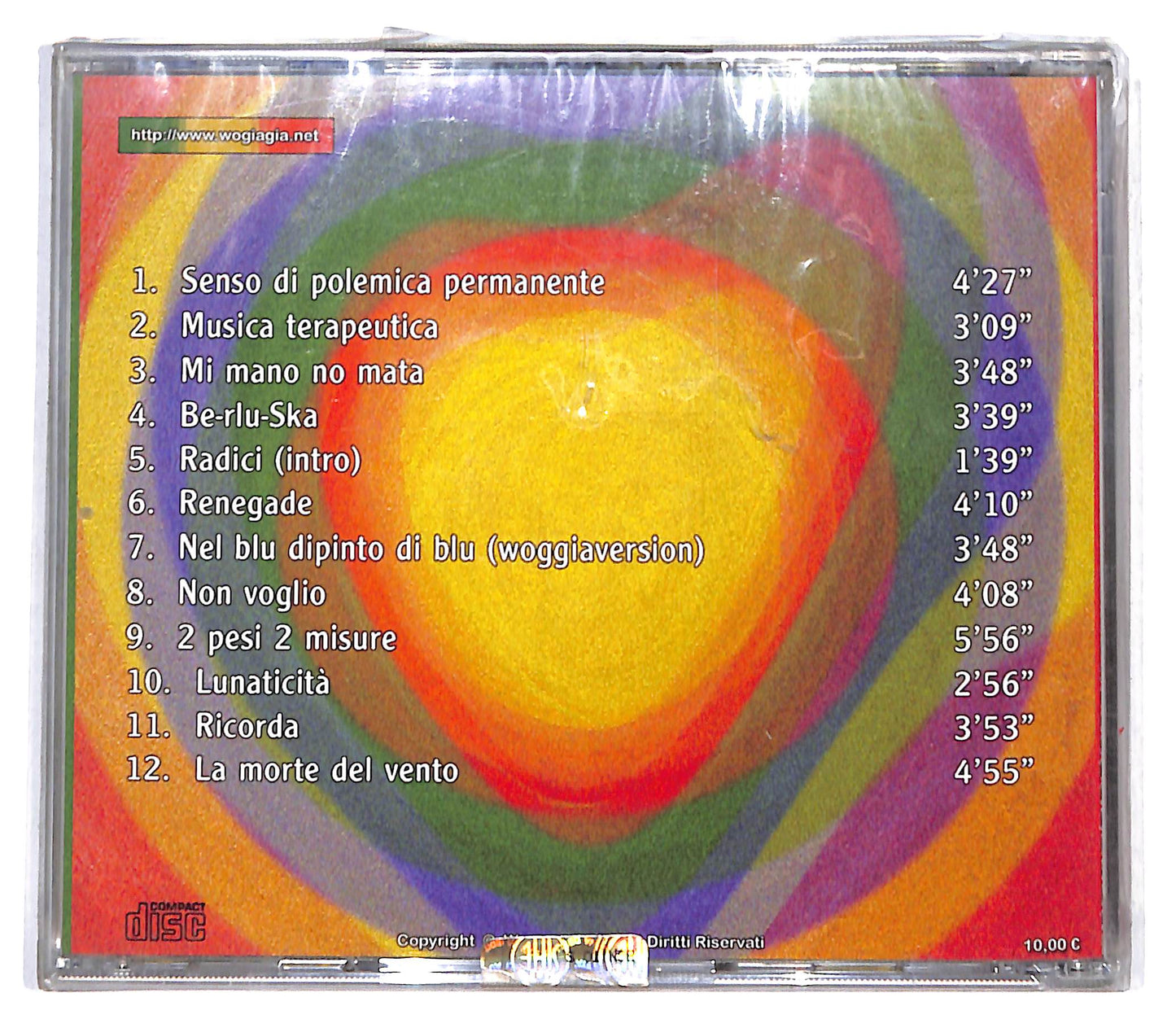 EBOND Wogiagia - Musica Terapeutica CD CB058323