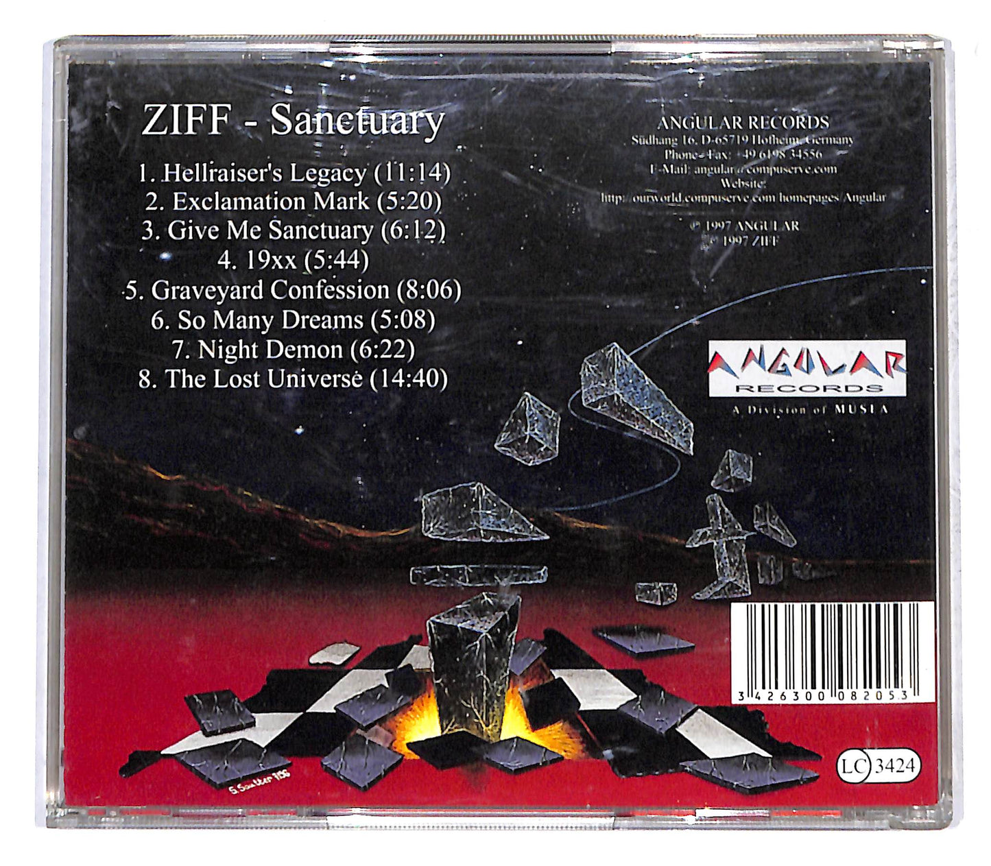 EBOND ZIFF - Sanctuary CD CB058364