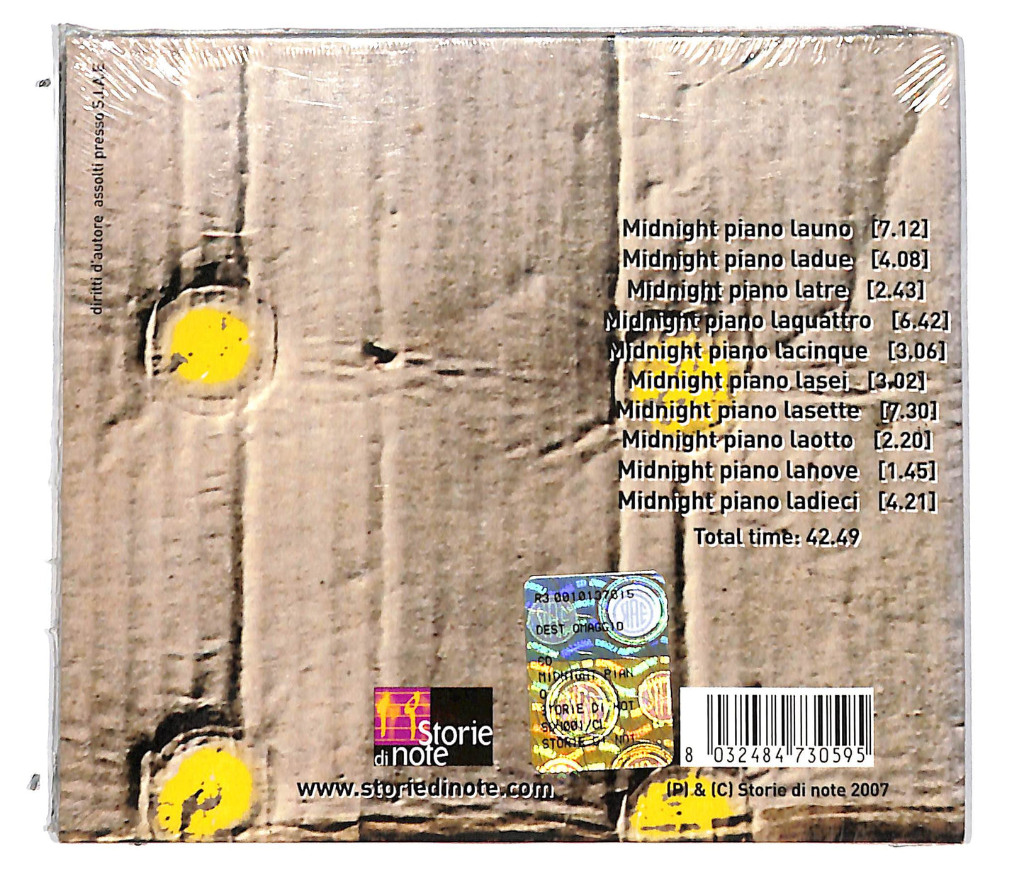 EBOND Arturo Annecchino - Midnight Piano CD CB058528