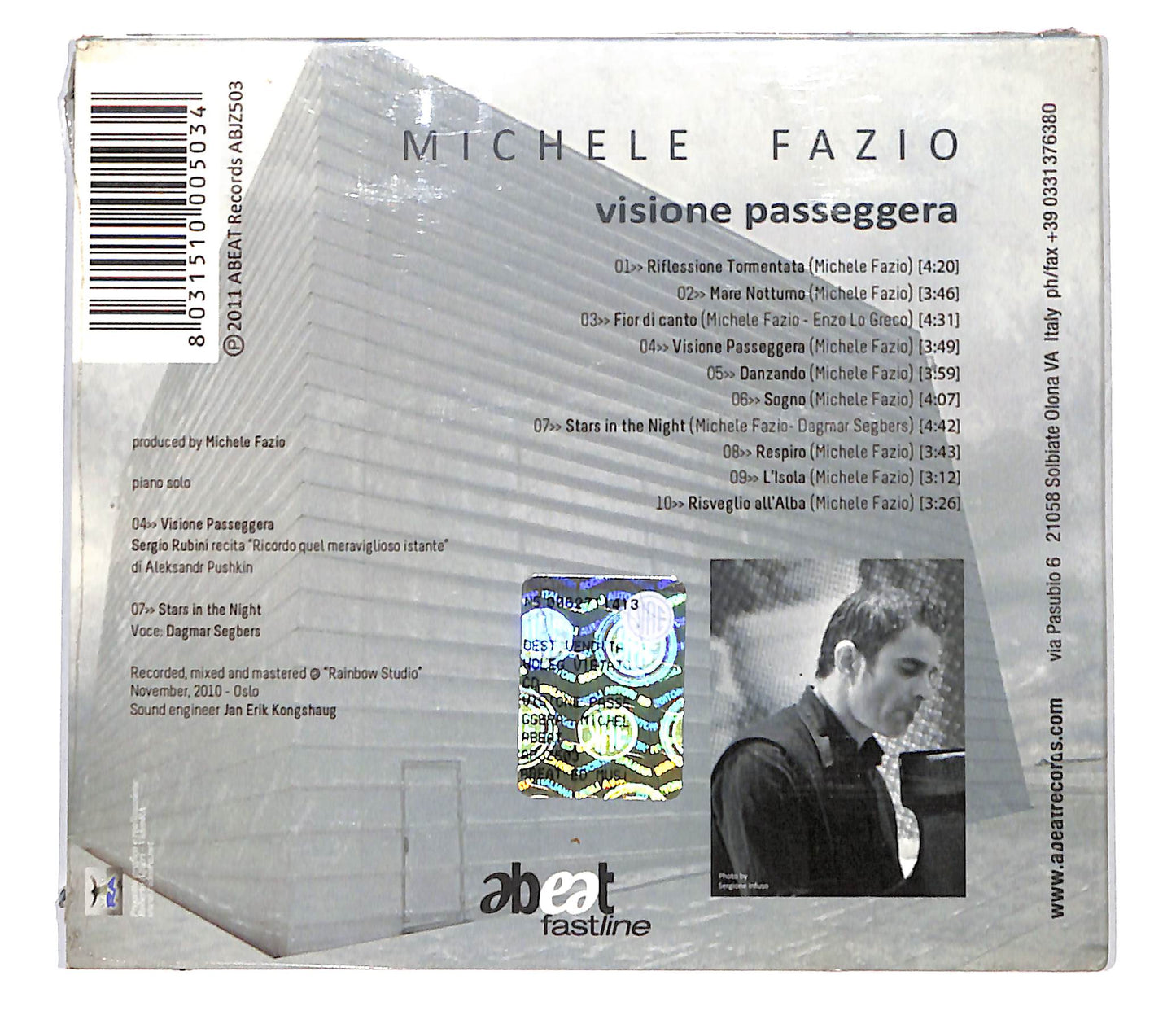 EBOND Michele Fazio - Visione Passeggera CD CB058529