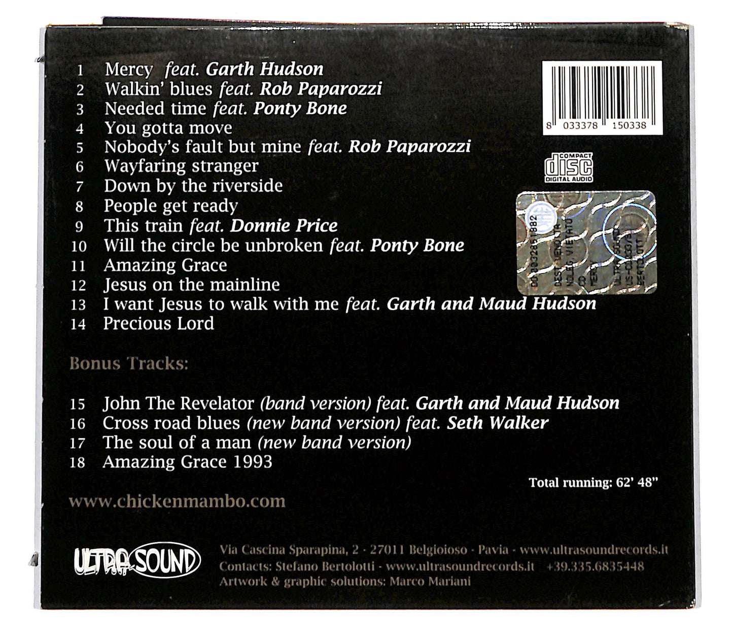 EBOND Fabrizio Poggi & Chicken Mambo - Mercy CD CB058536