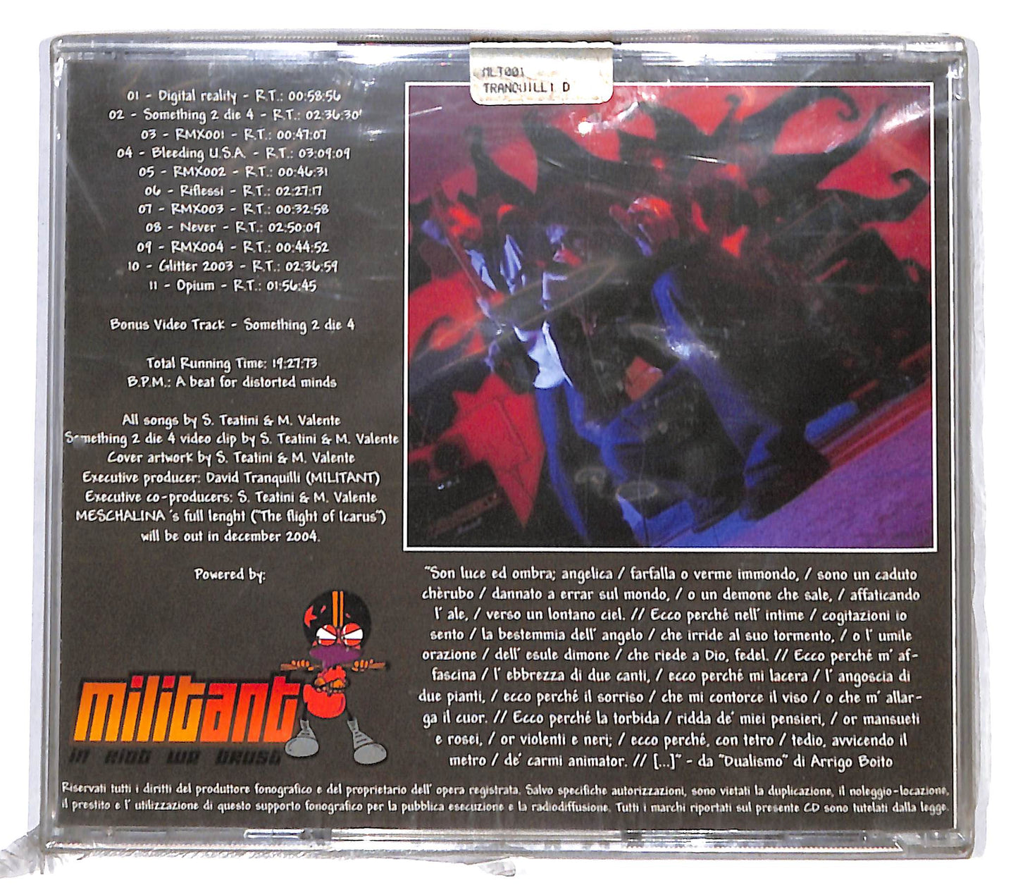 EBOND Meschalina - Something 2 Die 4 CD CB058560