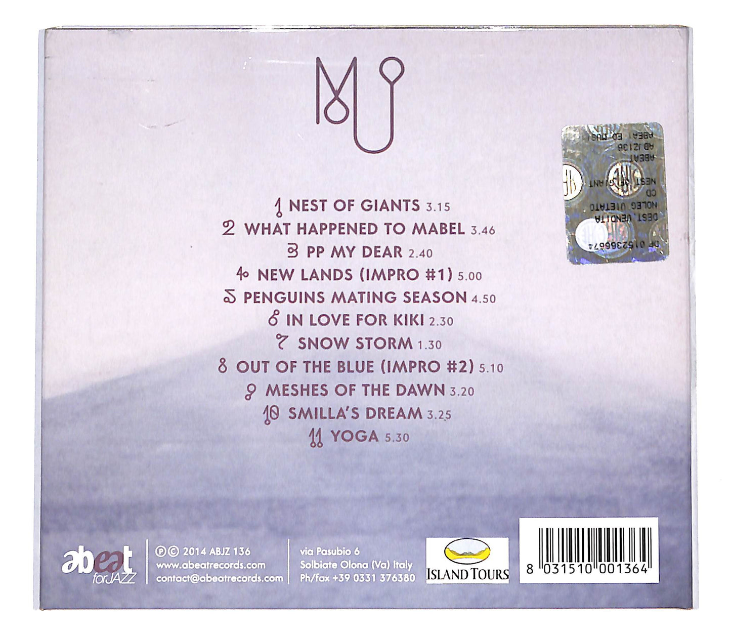 EBOND Mu - Nest Of Giants DIGIPACK CD CB058573