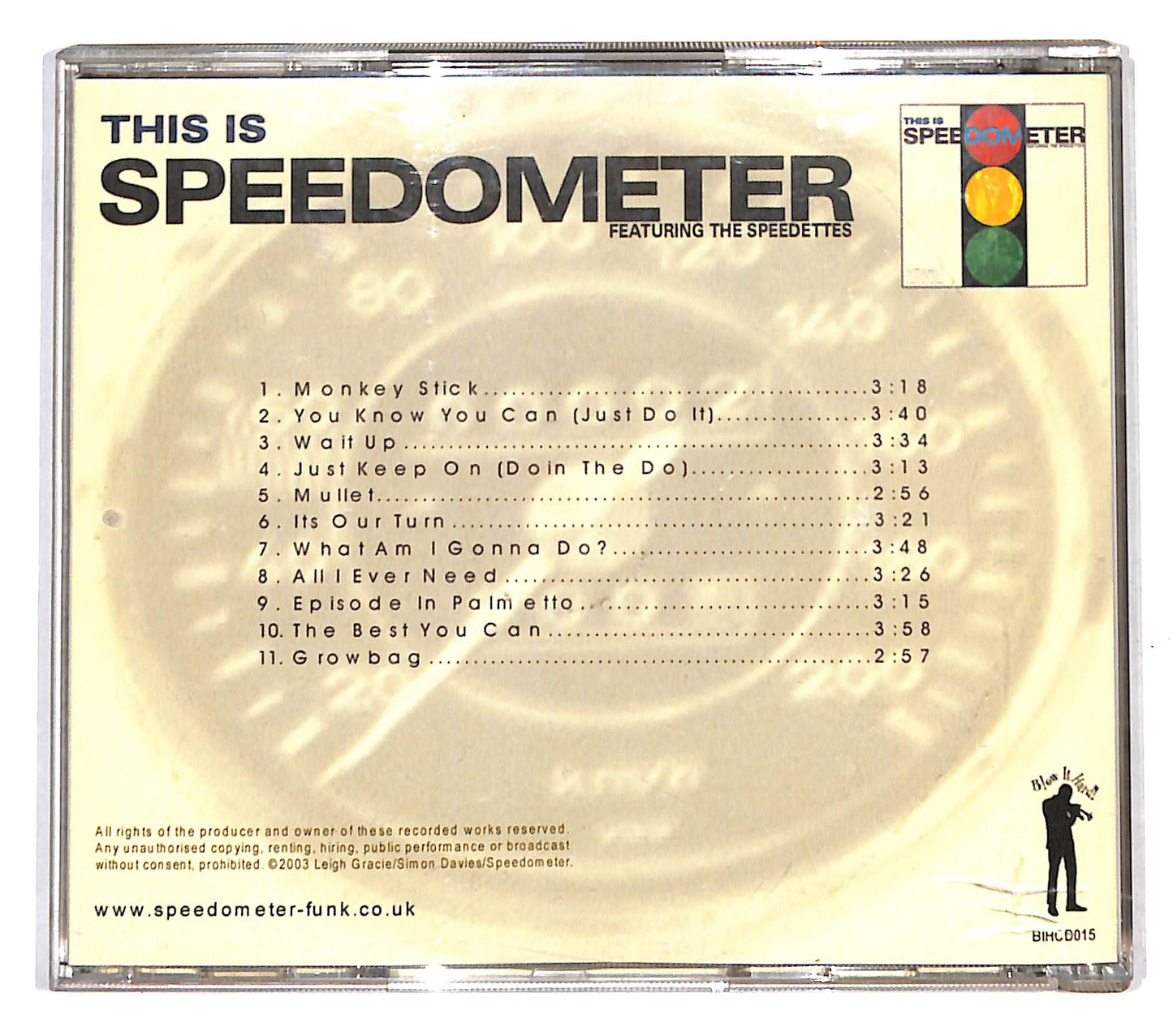 EBOND Speedometer Feat The Speedettes - This Is Speedometer CD CB059453