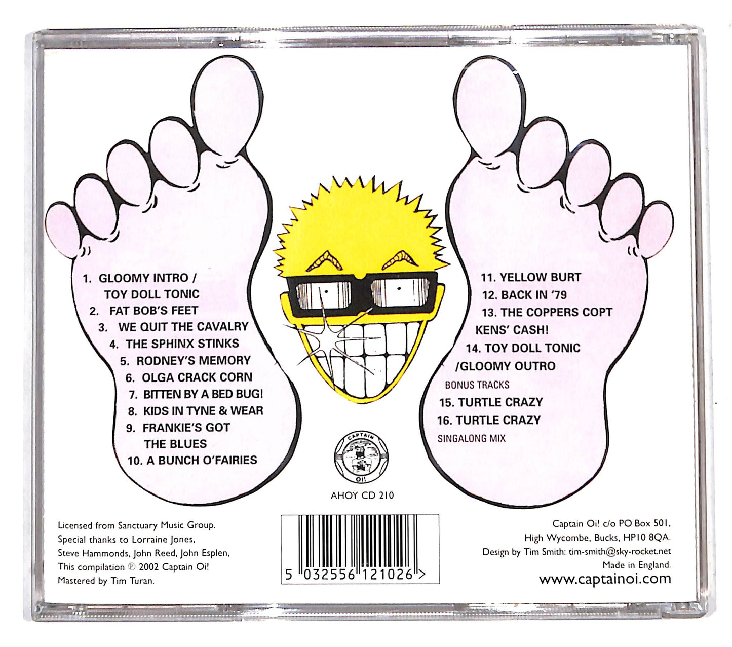 EBOND Toy Dolls - Fat Bob's Feet CD CB060115