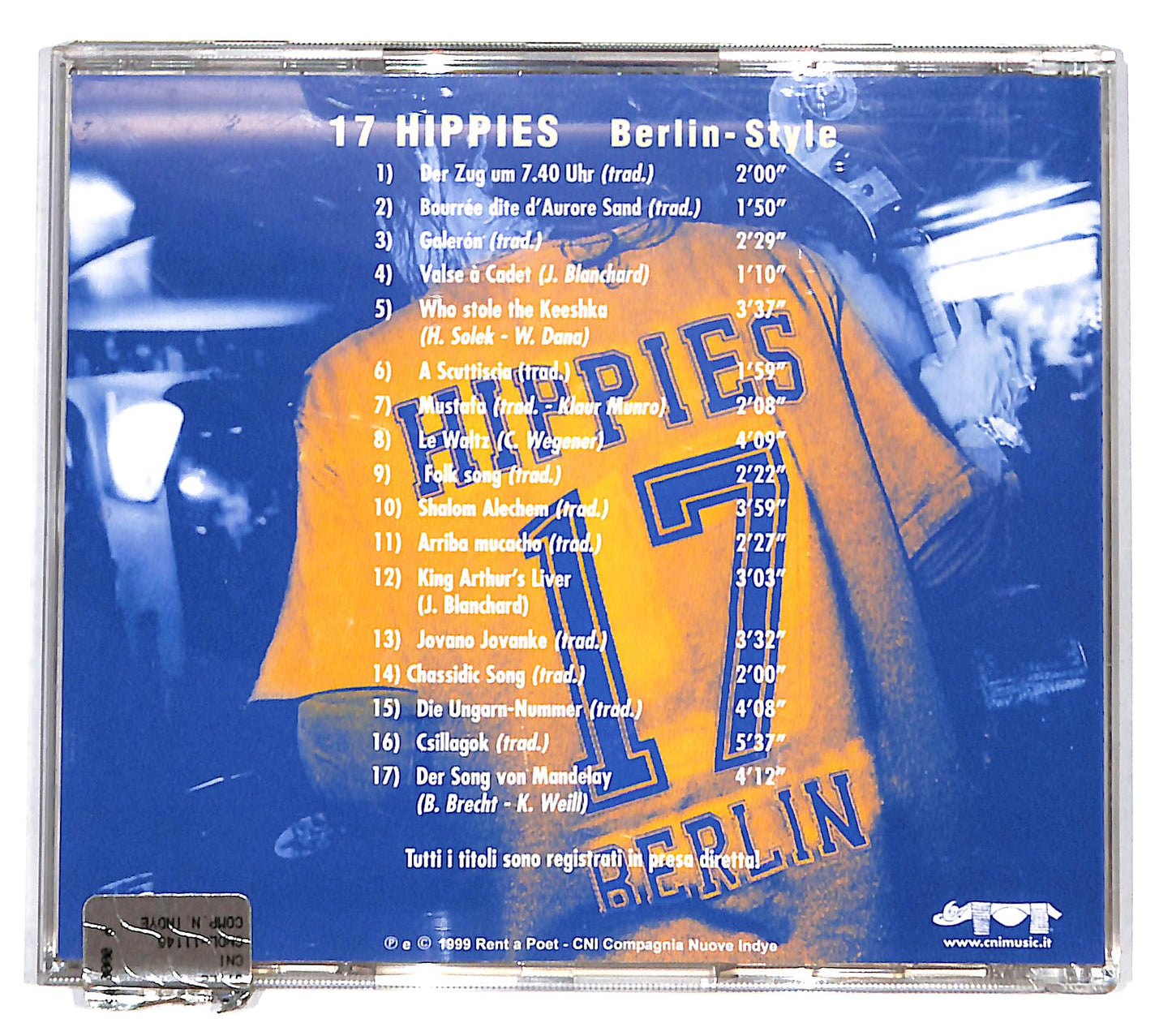 EBOND 17 Hippies - Berlin-Style CD CB060228