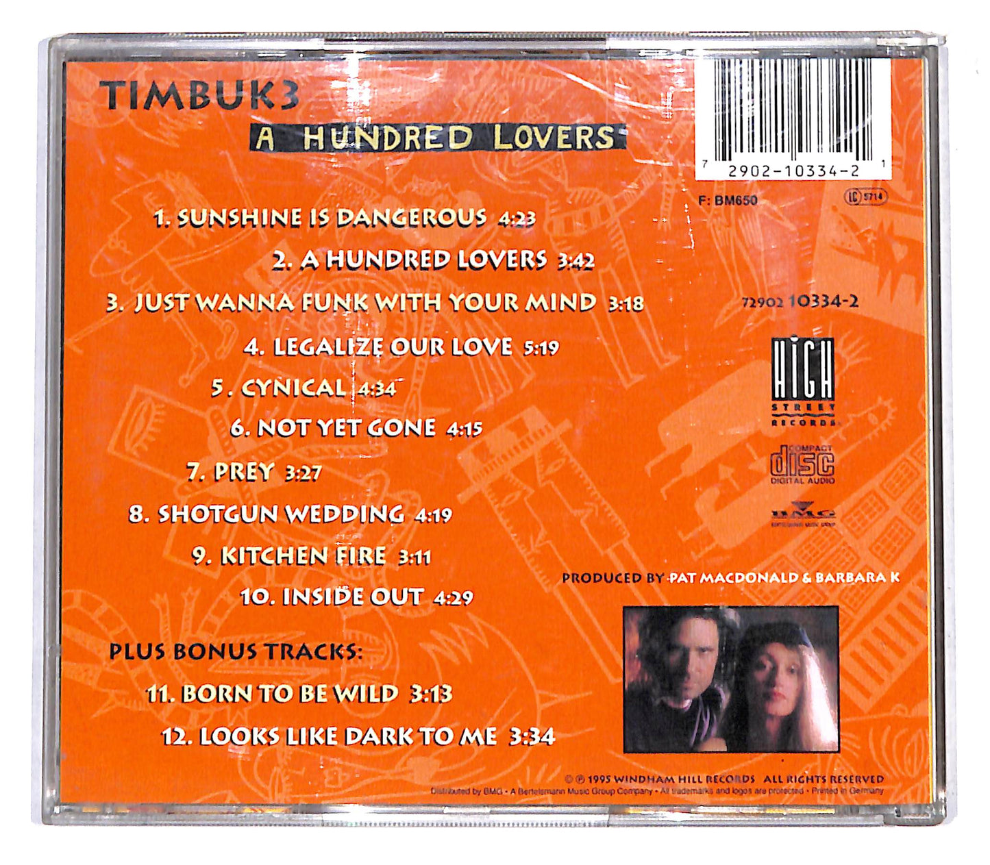 EBOND Timbuk 3 - A Hundred Lovers CD CB060401