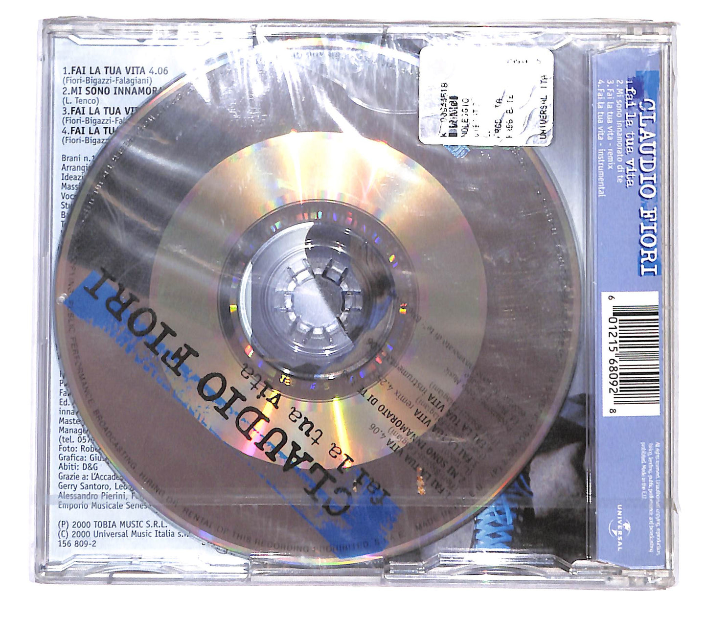 EBOND Claudio Fiori - Fai La Tua Vita CD CB060941