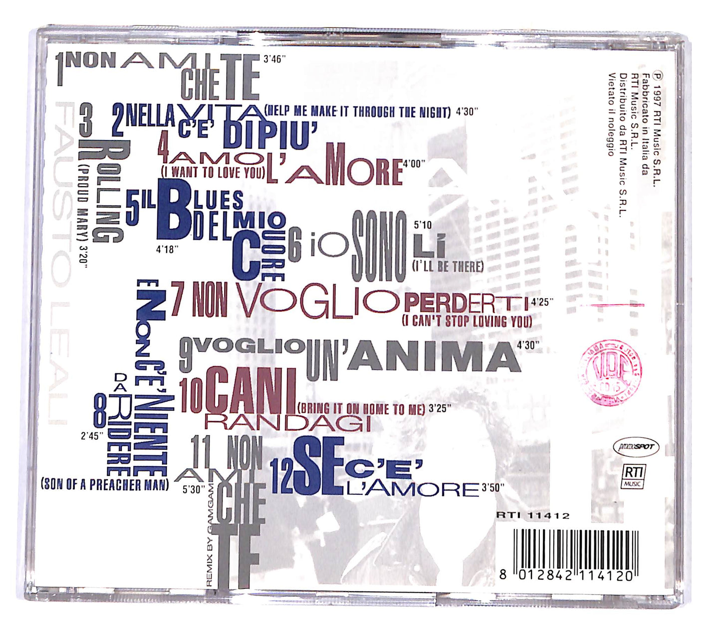 EBOND Fausto Leali - Non Solo Blues 2 (Non Ami Che Te) CD CB060958