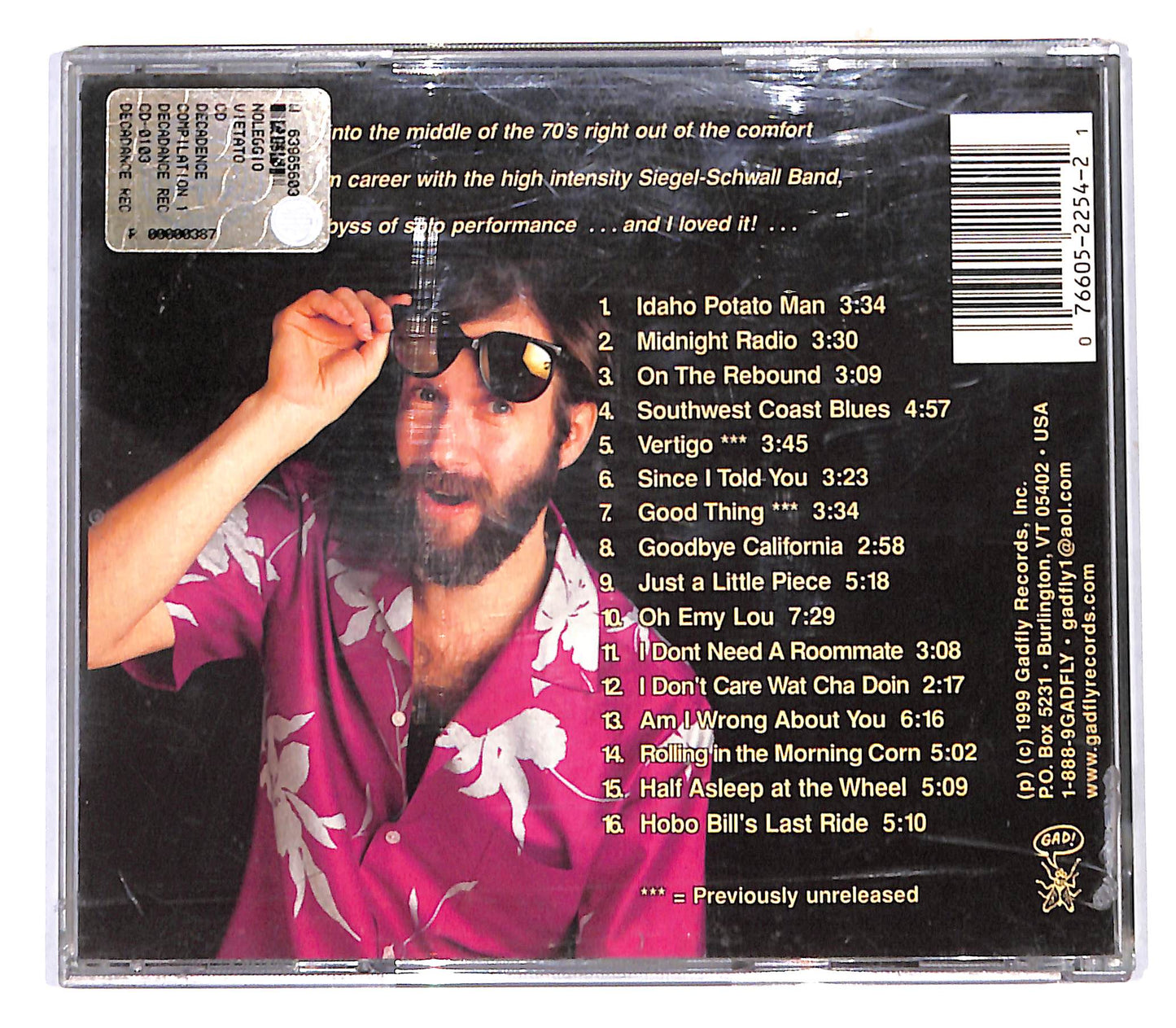 EBOND Corky Siegel - Solo Flight 1975 - 1980 CD CB060966