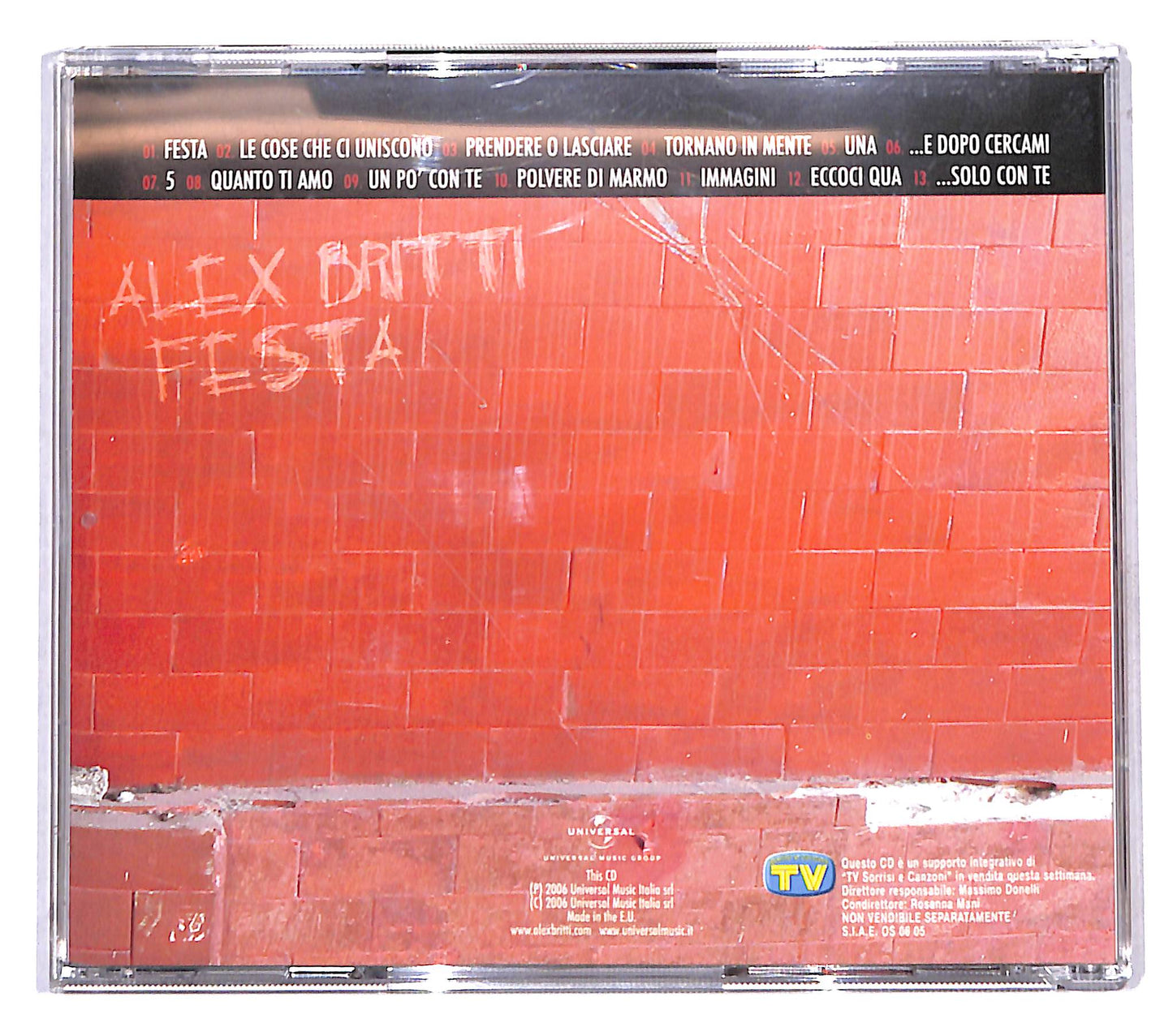 EBOND Alex Britti - Festa EDITORIALE CD CB061117